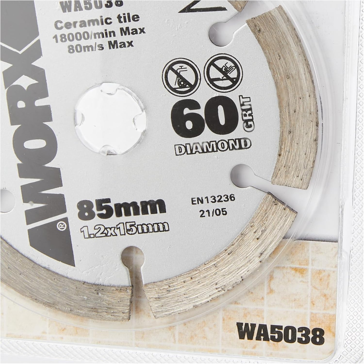 WORX WA5038 Diamond Blade WORXSAW 85Mm image number 2