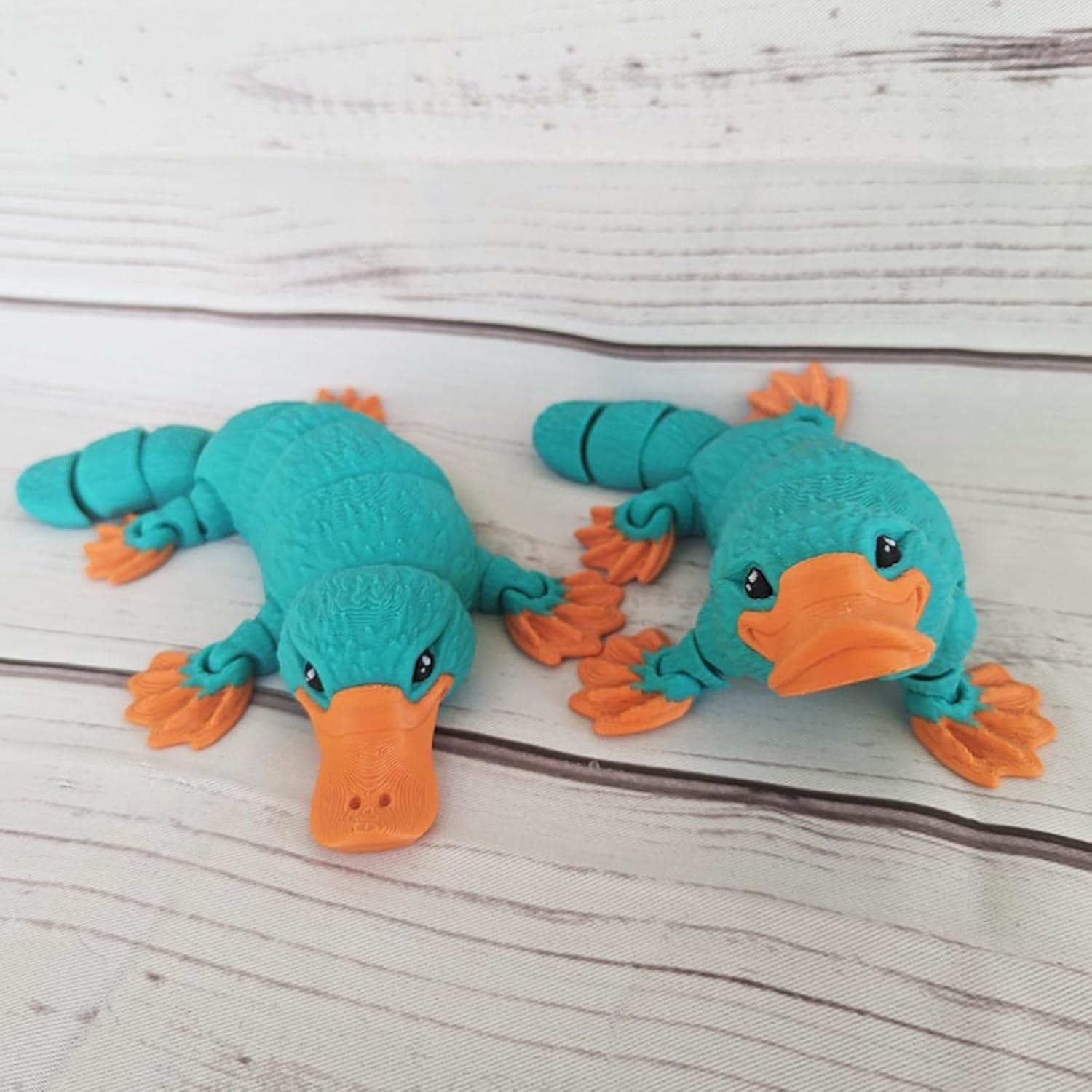 3D Printed Articulated Platypus Fidget Toys,3D Printed Dynamic Animals Toy, Large Full Articulated Flexible Crystal Platypus Toys,Adults Fidget Toys for Autism Adhd,Home Office Decor (Small-6Inch) image number 4