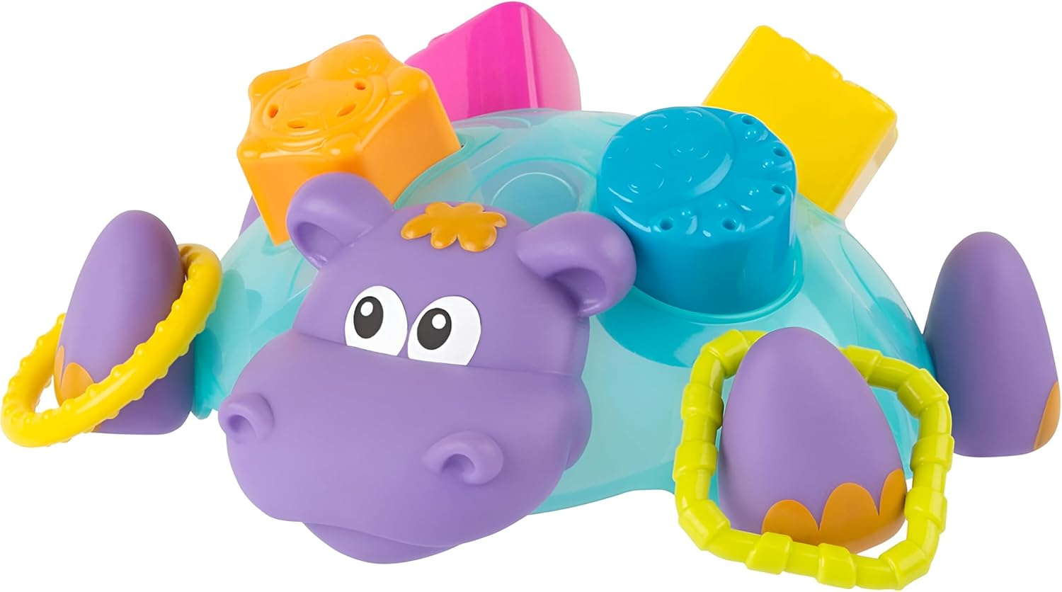 Playgro Float along Hippo Shape Sorter, Water Play image number 4