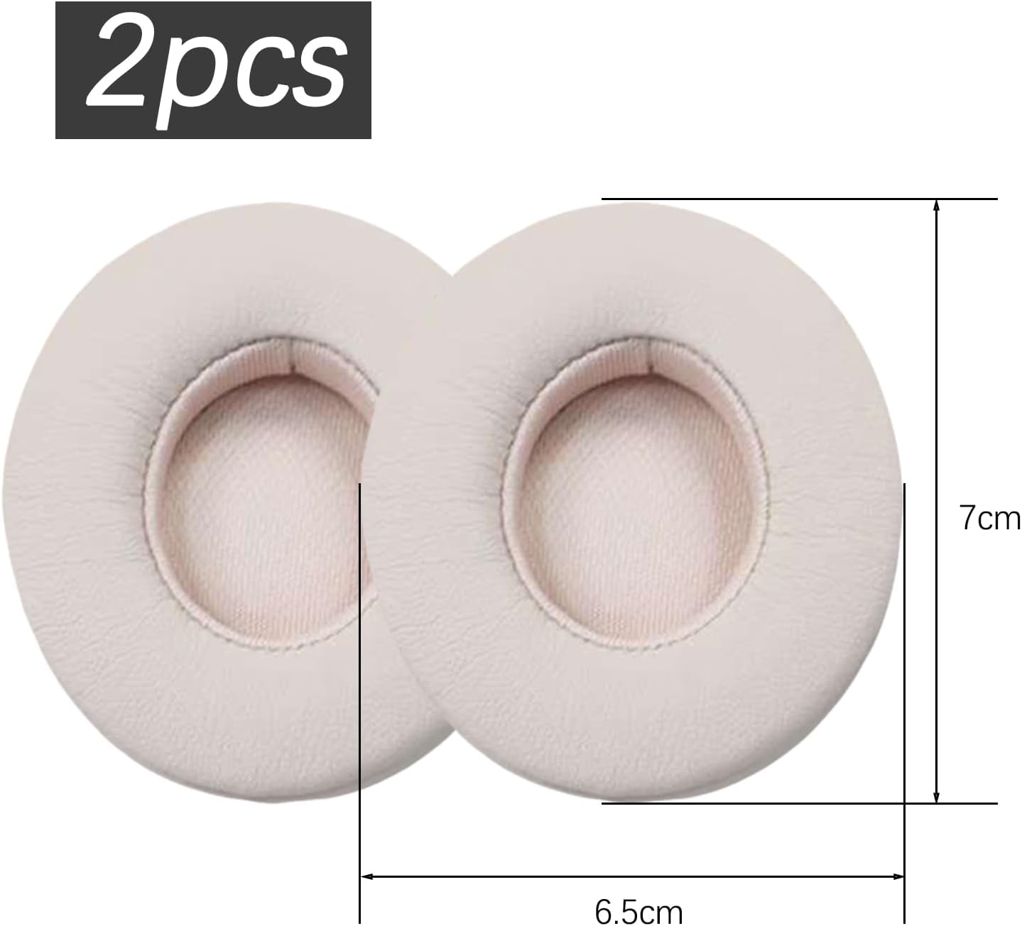 RIBHNXHI Replacement Ear Pads for Beats Solo 3 Wireless Headphones, Premium Memory Foam Ear Cushions Compatible with Solo 2 & Solo 3, Enhanced 3M Adhesive Design, Replacement Ear Pads (Leather-Pink) image number 1