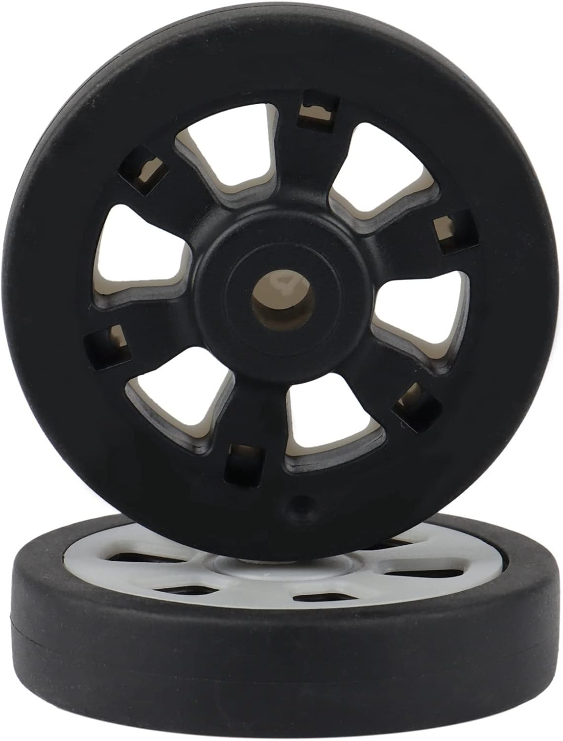 Voniecop 20X Luggage Accessories Wheels Aircraft Suitcase Pulley Rollers Mute Wheel Wear-Resistant Parts Repair 55X12Mm image number 3