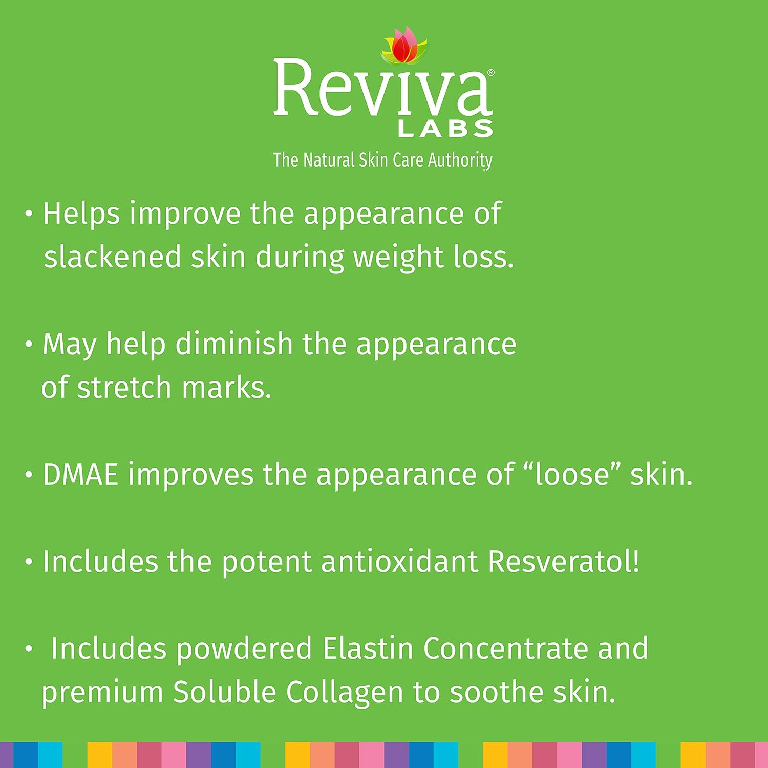 Reviva Labs Body Firming Lotion, Elastin & Collagen 8 Ounces, 3 Pack image number 1