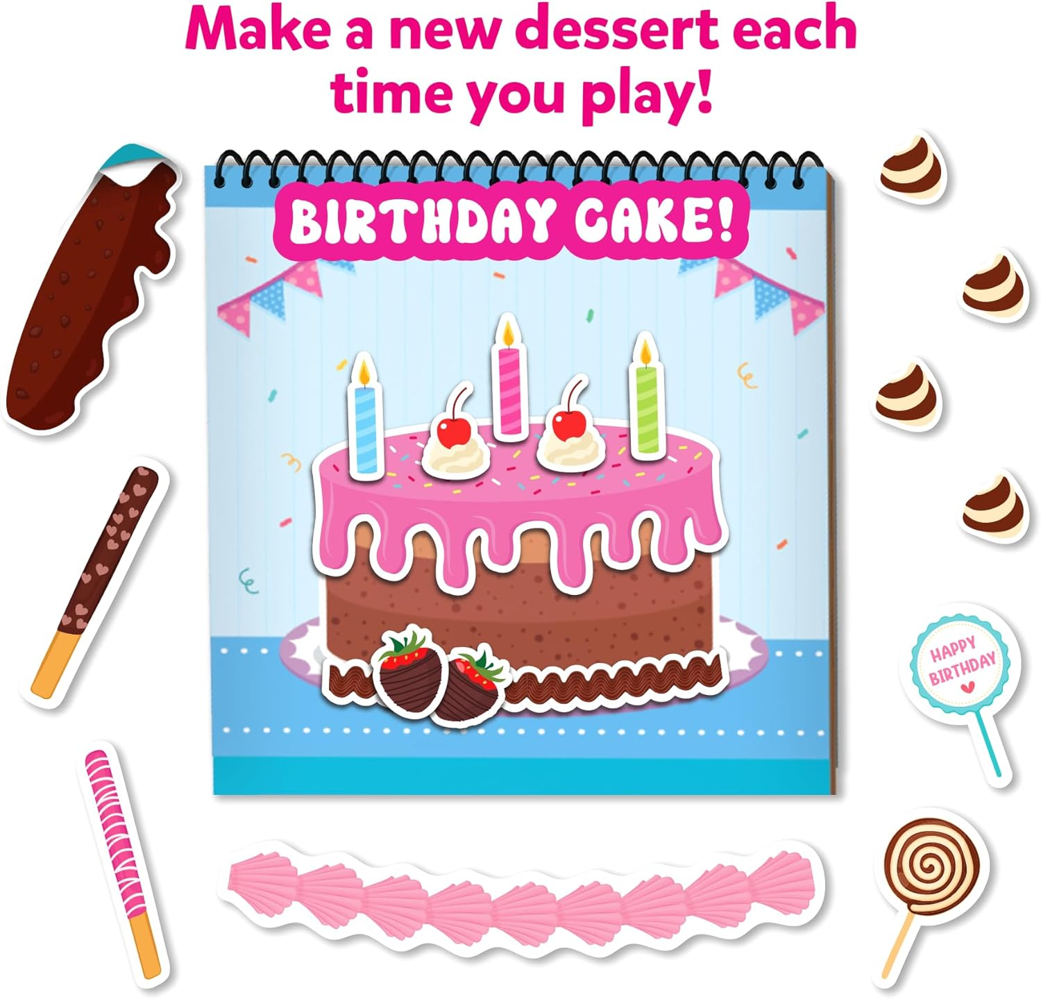 Skillmatics Reusable Sticker Activity Book - Peelies, 100+ Reusable Stickers, 6 Pictures, Mess-Free Fun for Kids, Creative Play & Travel Toy, Gifts for Boys & Girls Ages 3, 4, 5, 6, 7 image number 5