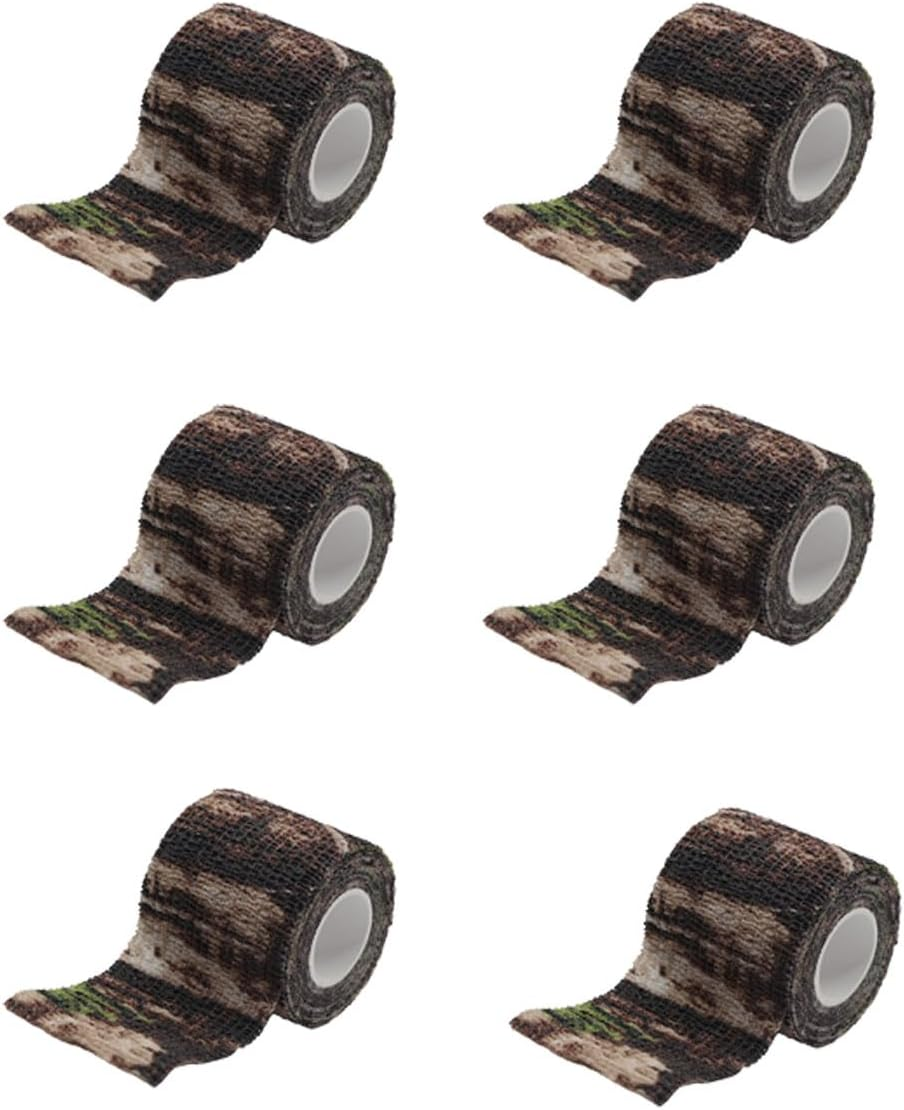 AIMALL Camouflage Self - Adhesive Elastic Bandage Set, 5Cm Width, 4.5M Length, Outdoor Sports Protection, Skin - Friendly, for Wrist/Ankle Support