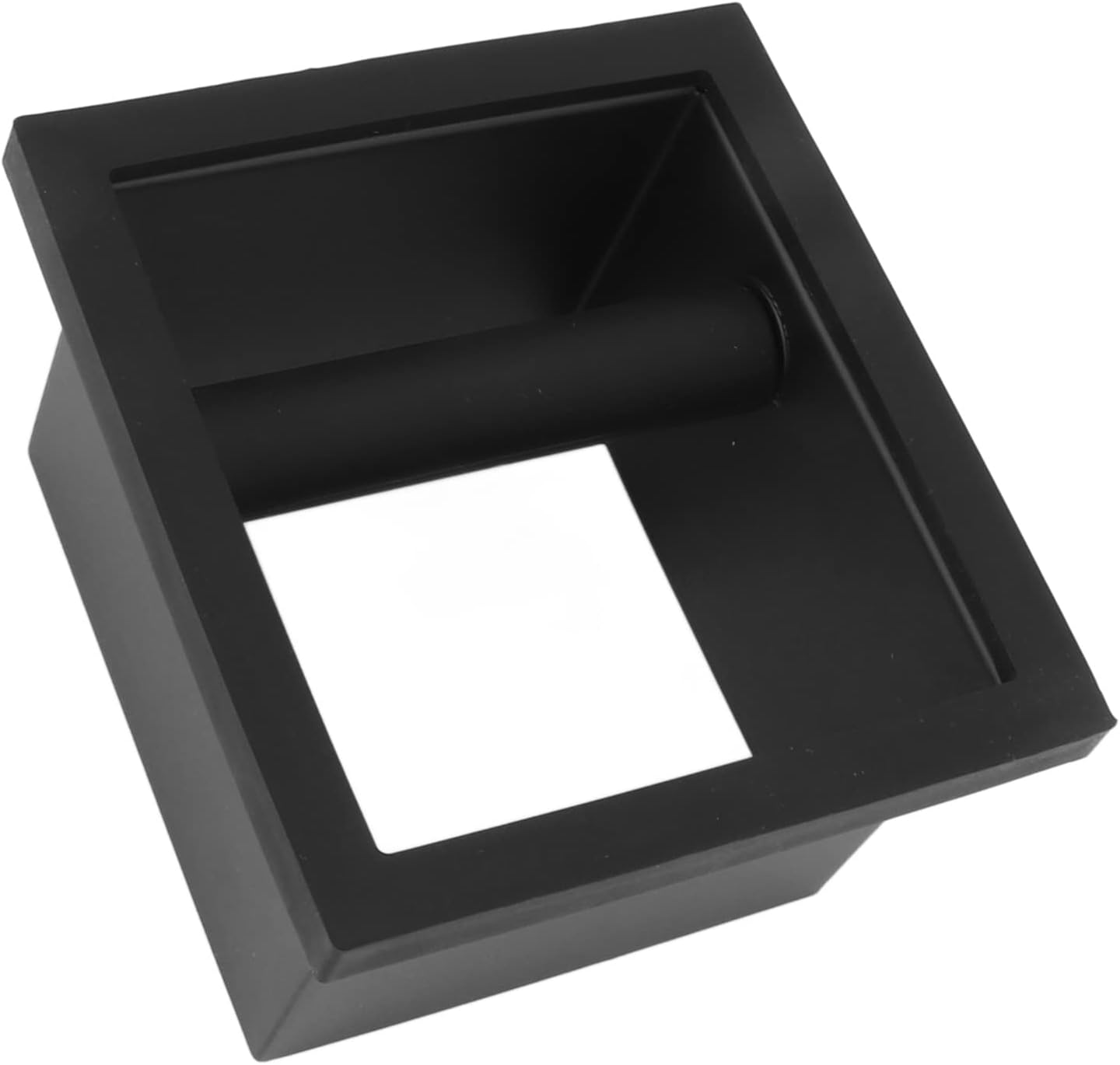 Jiawu Espresso Knock Box, 7" X 6.6" Shock Absorbent Coffee Knock Box with Removable Bar, Bottomless Coffee Grounds for Cafe, Home Kitchen image number 4