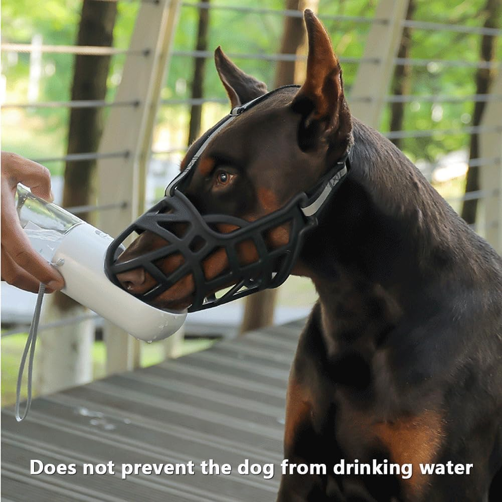 Professional Dog Muzzle, Can Eat and Drink, for Small, Medium and Large Dogs,M image number 1