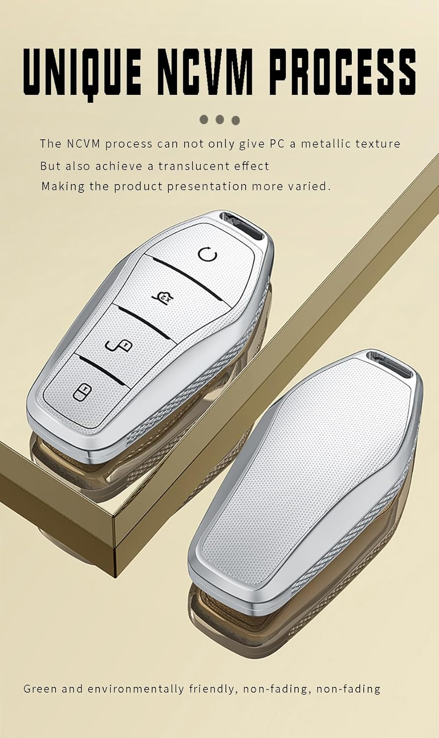 Smart Remote Car Key Case Fit for BYD Atto 3 Han Tang Dolphin Yuan Qin Seal Dolphin Song Pro-Dm-I Key Cover Keychain Protective Key Shell Plating Key Fob Holder Keyring 4 Buttons a Pink - A-Black image number 7