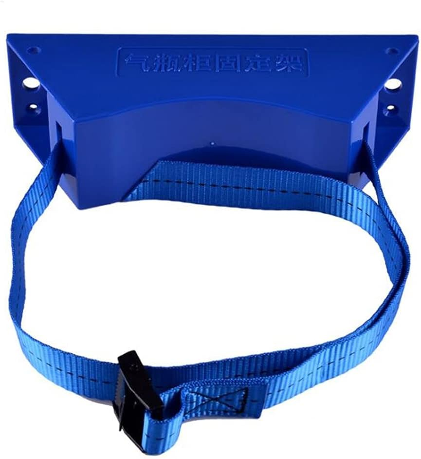 RESFNSE Cylinder Mounted Bracket Gas Cylinder Bracket ABS Gas Cylinder Holder for RV Caravan,Blue image number 2