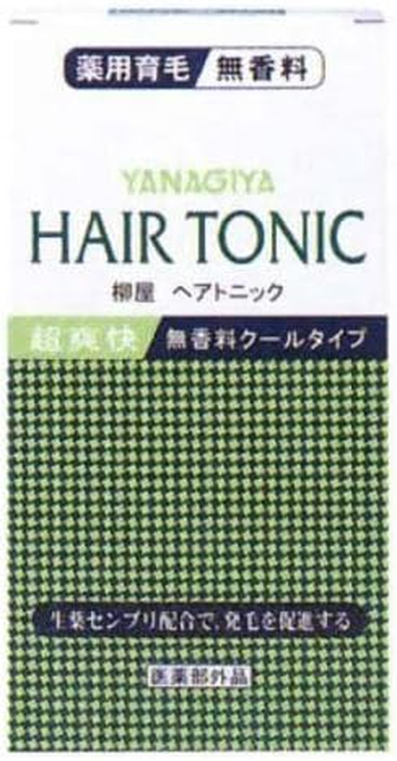 YANAGIYA Hair Tonic No Fragrance Cool 240Ml (Japan Import)