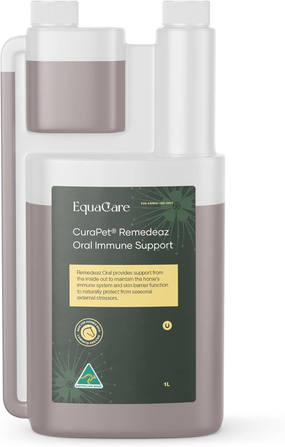 Curapet Remedeaz Oral Immune Support for Horses, 1L, with Probiotics and Prebiotics image number 3