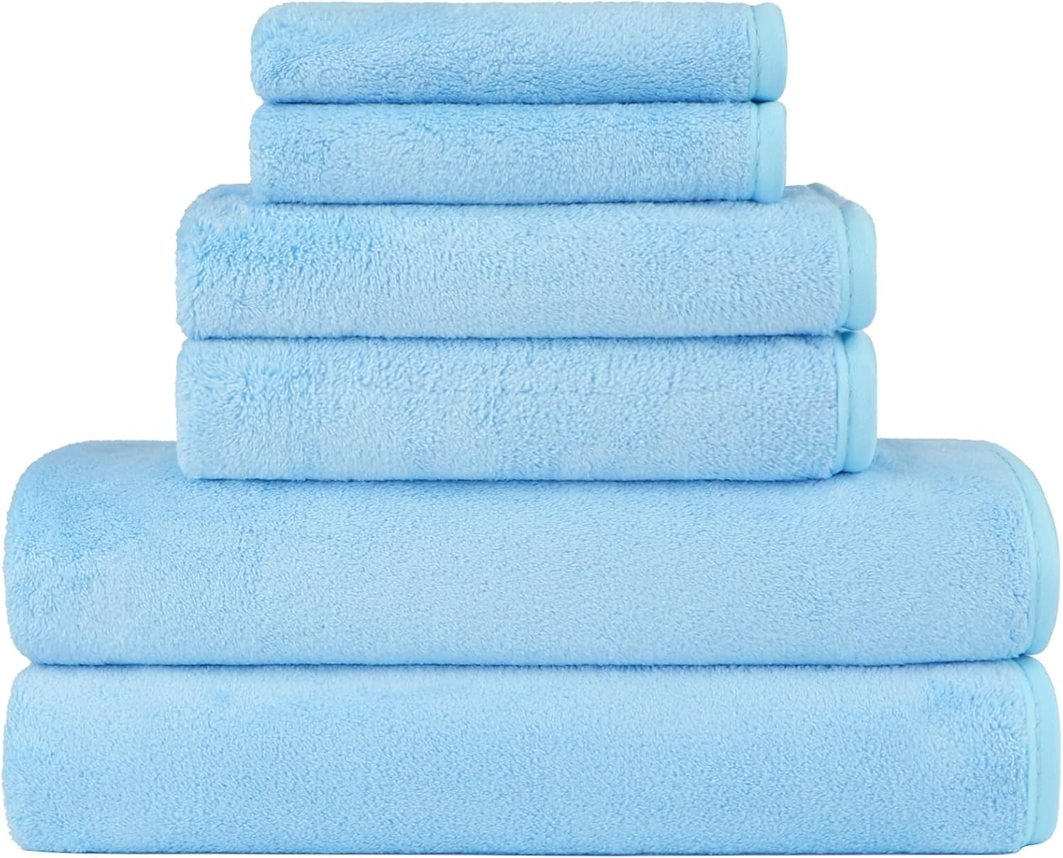 Orighty 6 Pack Premium Makeup Remover Wash Cloths - Super Soft, Quick Dry Microfiber Coral Fleece Face Makeup Towels for Cleansing, 13 X 13 Inch, Black