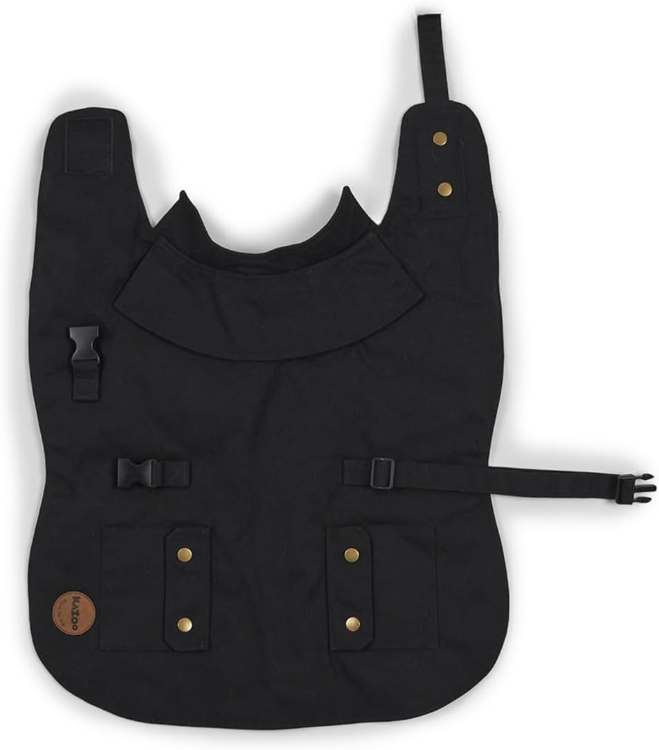 Aussie Oilskin Coat, Black Small