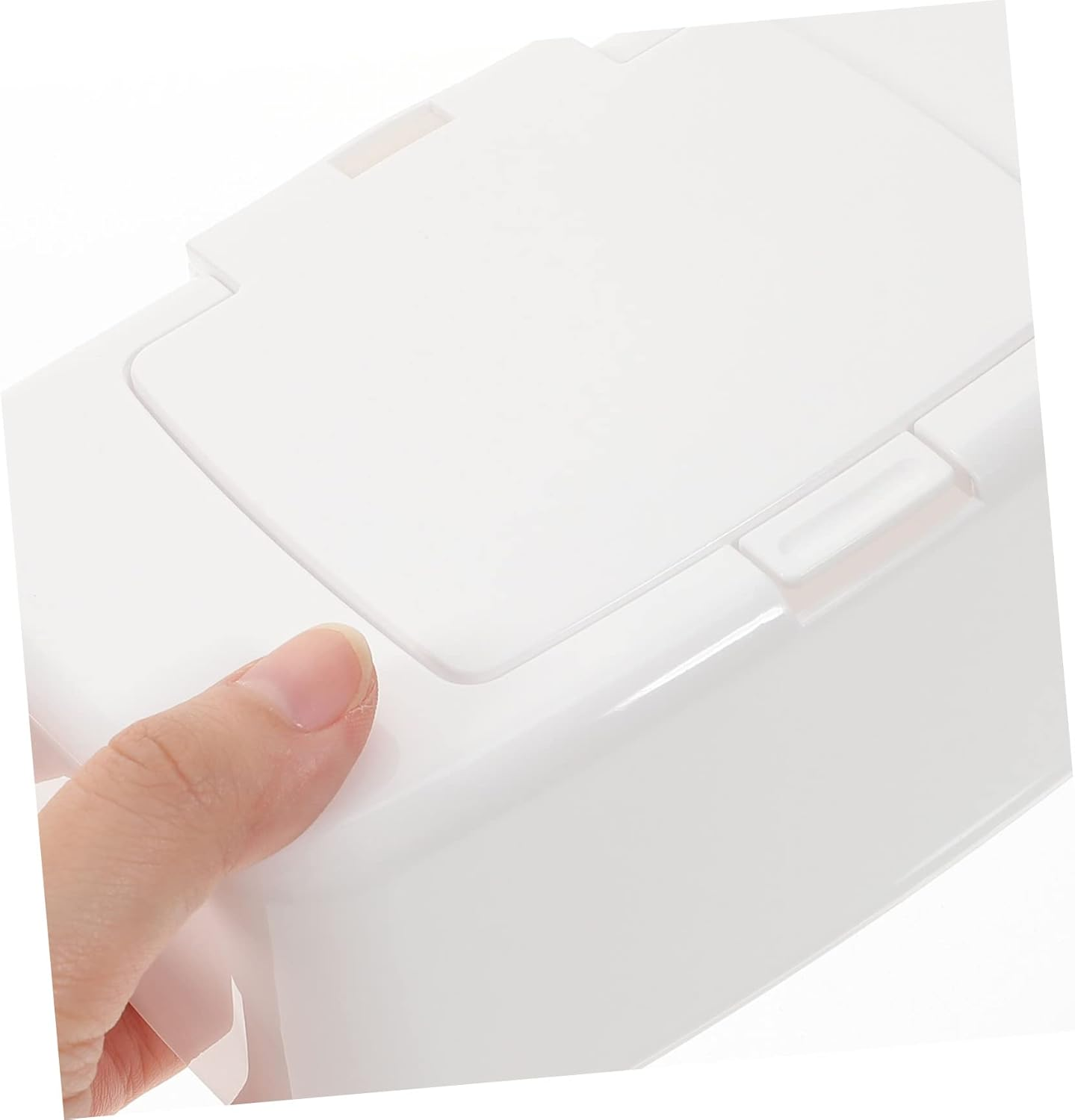 2Pcs Family-Friendly Wet Tissue Holder Refillable Wipe Dispenser Box for Home Travel image number 5