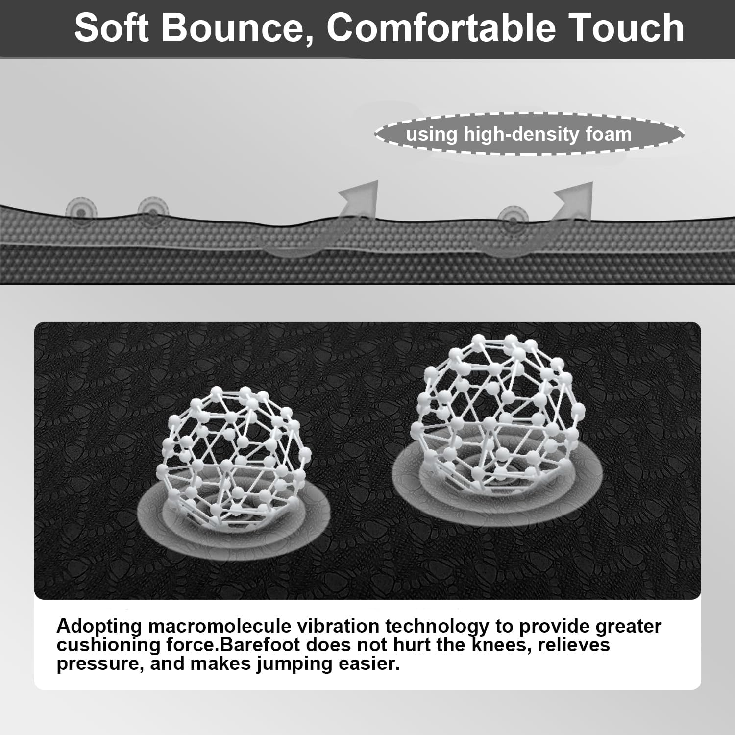 LEFAFA Yoga Mat Non Slip, 6Mm Folding Yoga Mat with Carrying Bag, Lightweight Travel TPE Exercise Pilates Mat for Yoga, Pilates, Home Workouts, and Floor Exercises image number 2