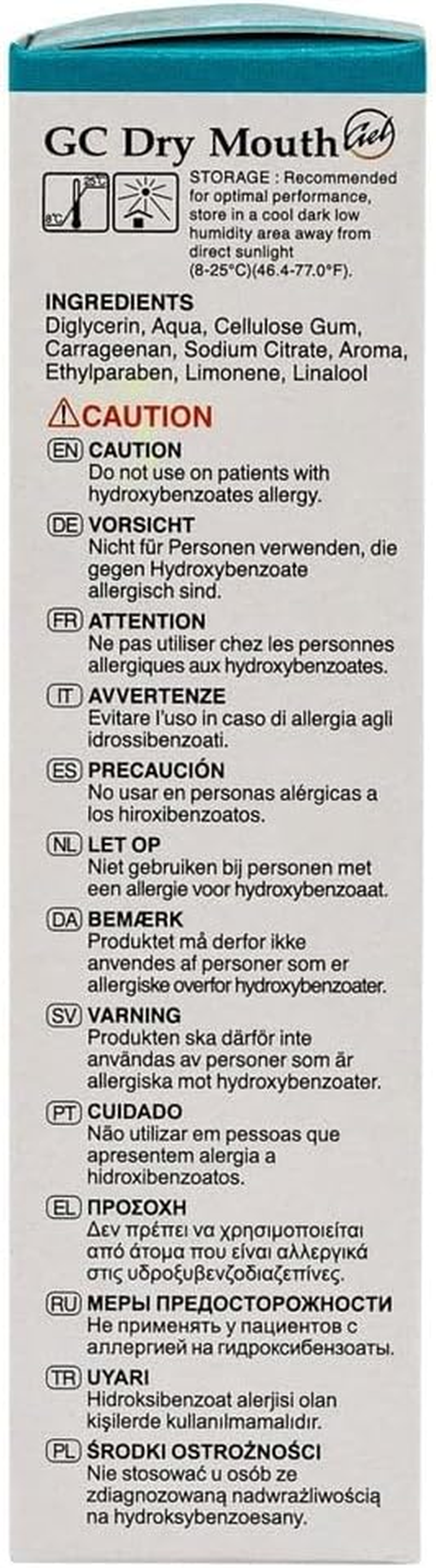 GC Dental Dry Mouth Gel 40 G, Mint Flavor image number 1