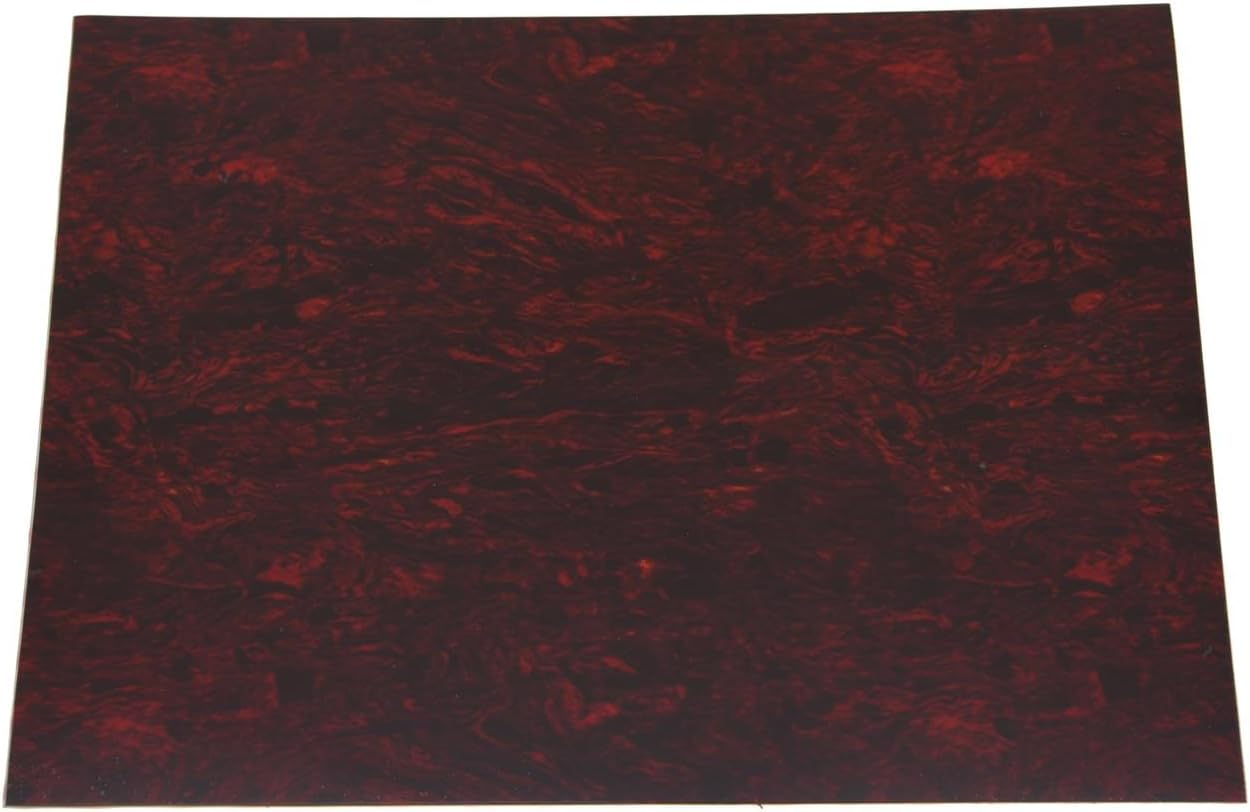 KAISH 25X20Cm Acoustic Guitar Self Adhesive Scratch Plate Sheet Pickguard Material Sheet Abalonepearl