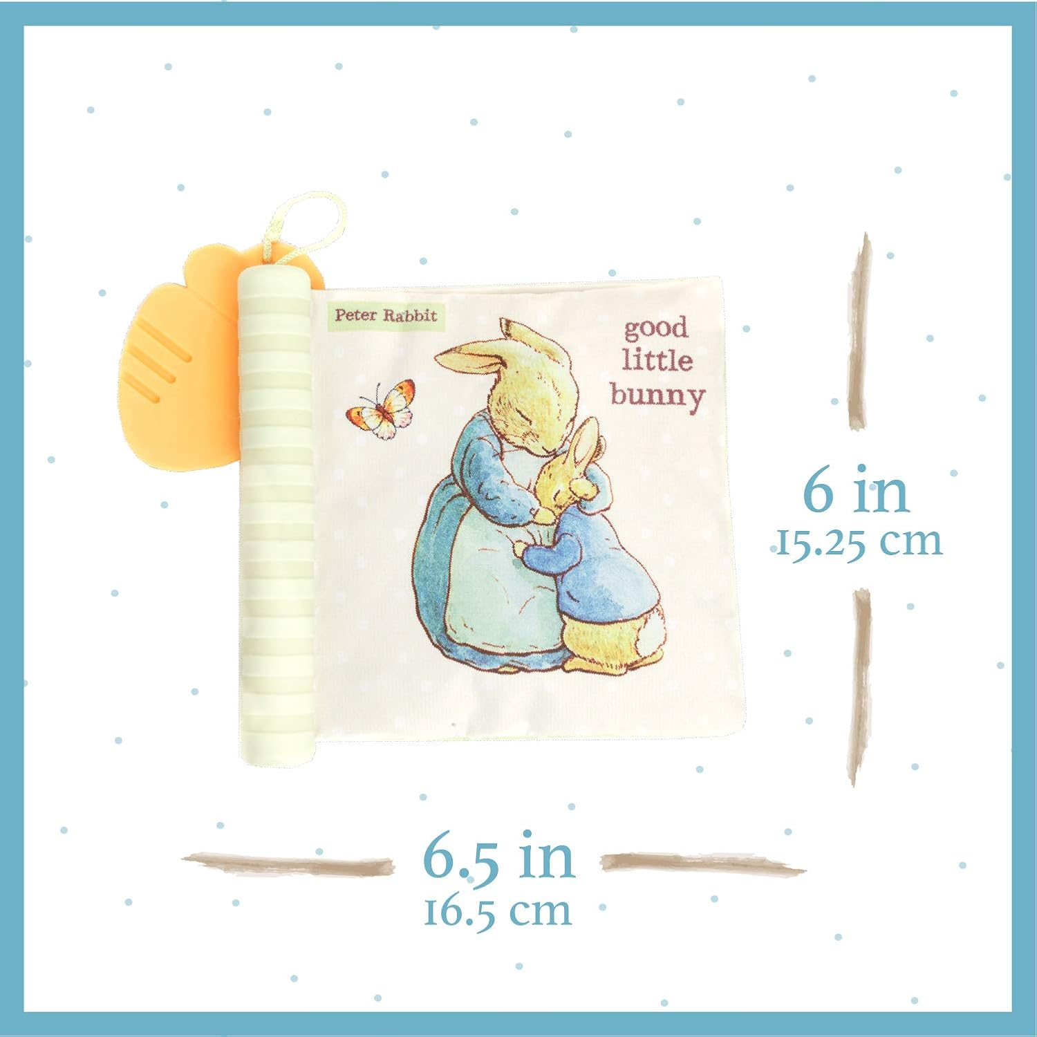 BEATRIX POTTER Soft Book: Peter Rabbit with Teether image number 2