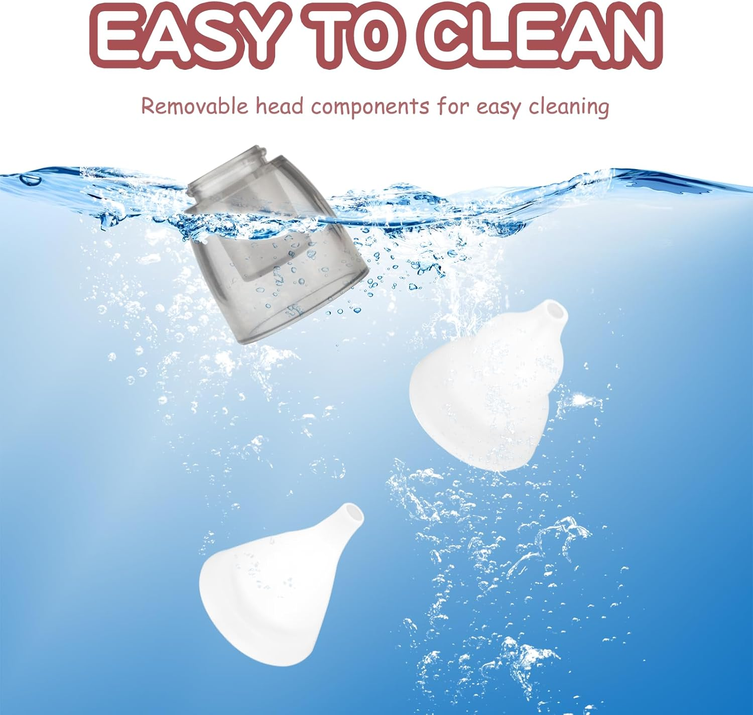 Nasal Aspirator for Baby Electric Nose Aspirator for Toddler Baby Nose Aspirator (Pink) image number 2