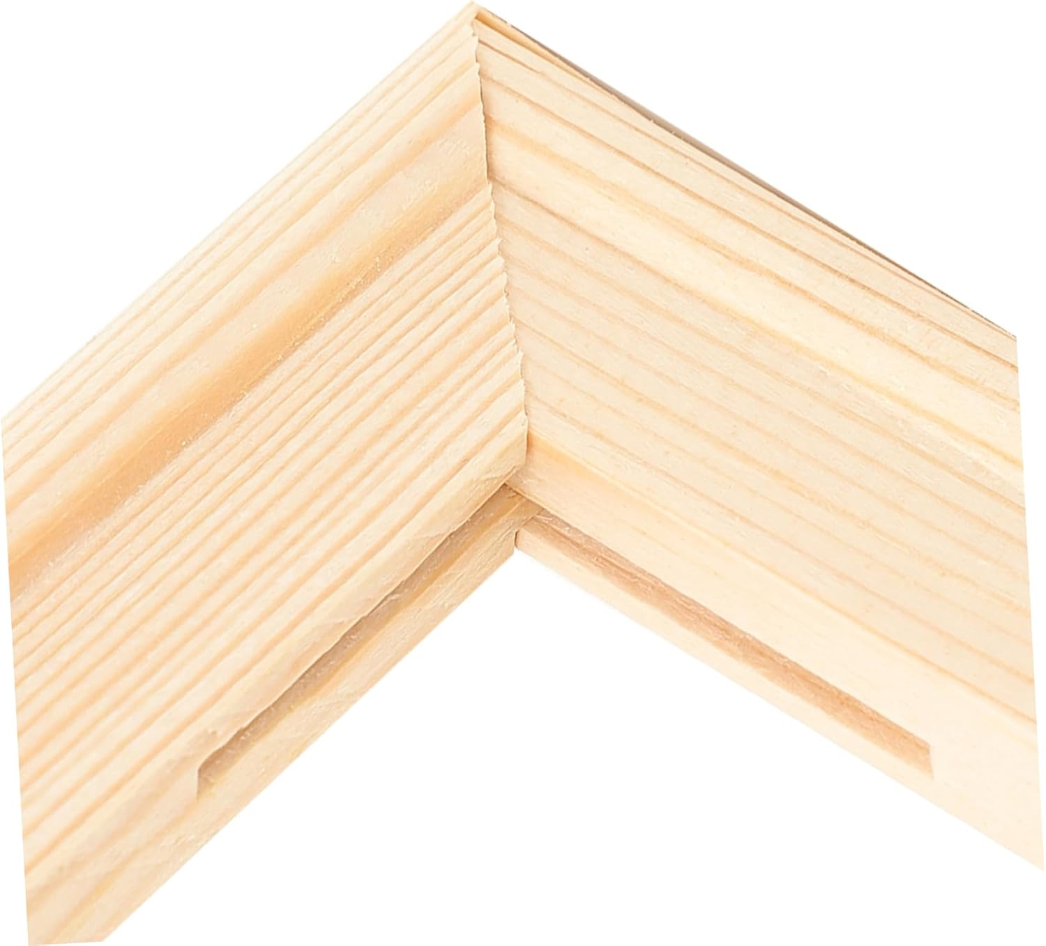 KONTONTY Stable Art Frames 2 Sets of Wooden Painting Frames 30Cm 40Cm for Canvas Art image number 4