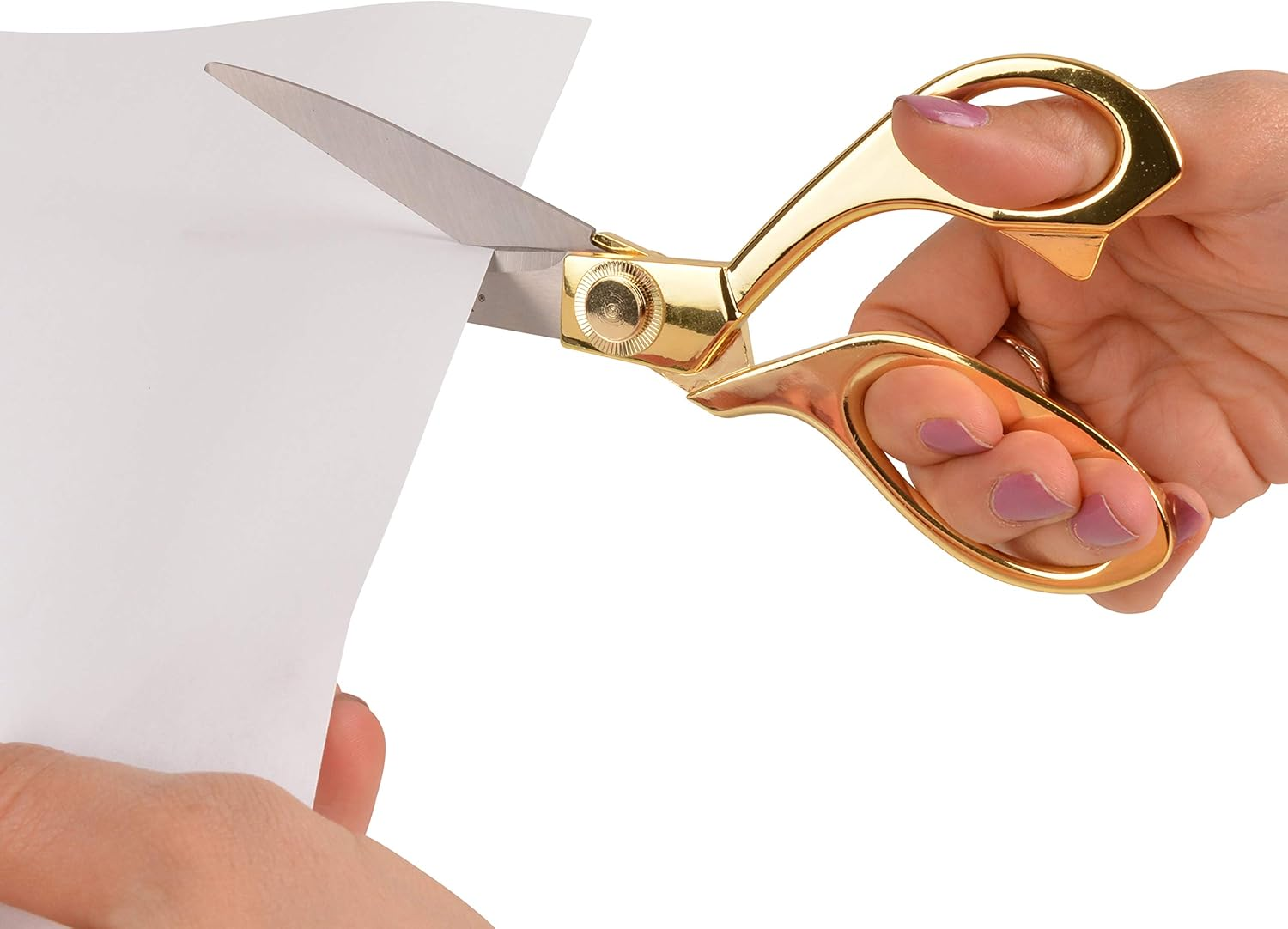 Westcott 17196 8-Inch Stainless Steel Gold Scissors for Office and Home image number 5