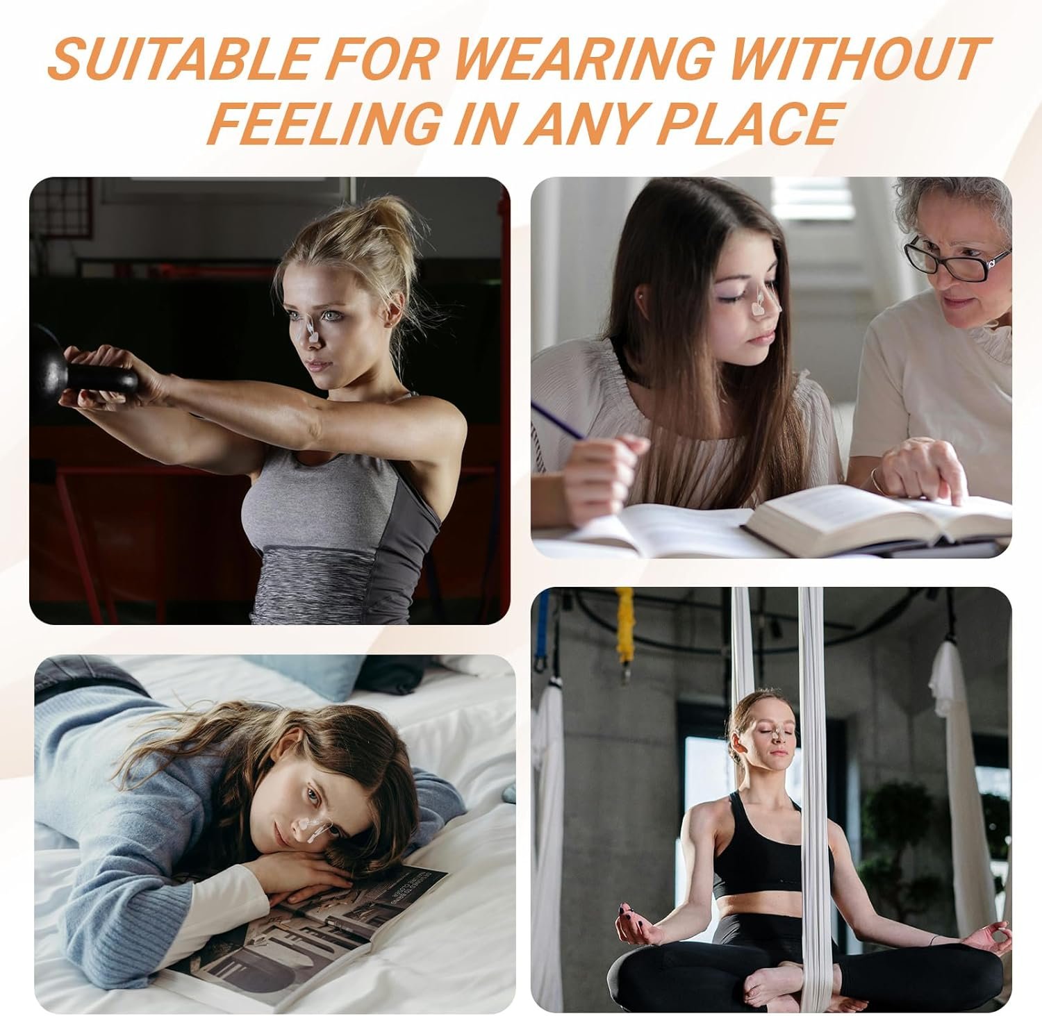 5 Pcs Nose Lifter - Nose Shaper Clip ＆ Instant Nose Lift Kit, Painless Straightening Beauty Tool Kit for Women/Men (Black, Clear) image number 3