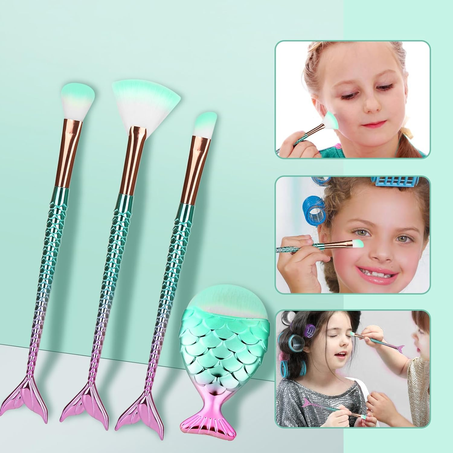 Makeup Brush Set 11Pcs Eye Makeup Brushes, Eyeshadow Concealer Eyeliner Brow Blending Brush Tool image number 3