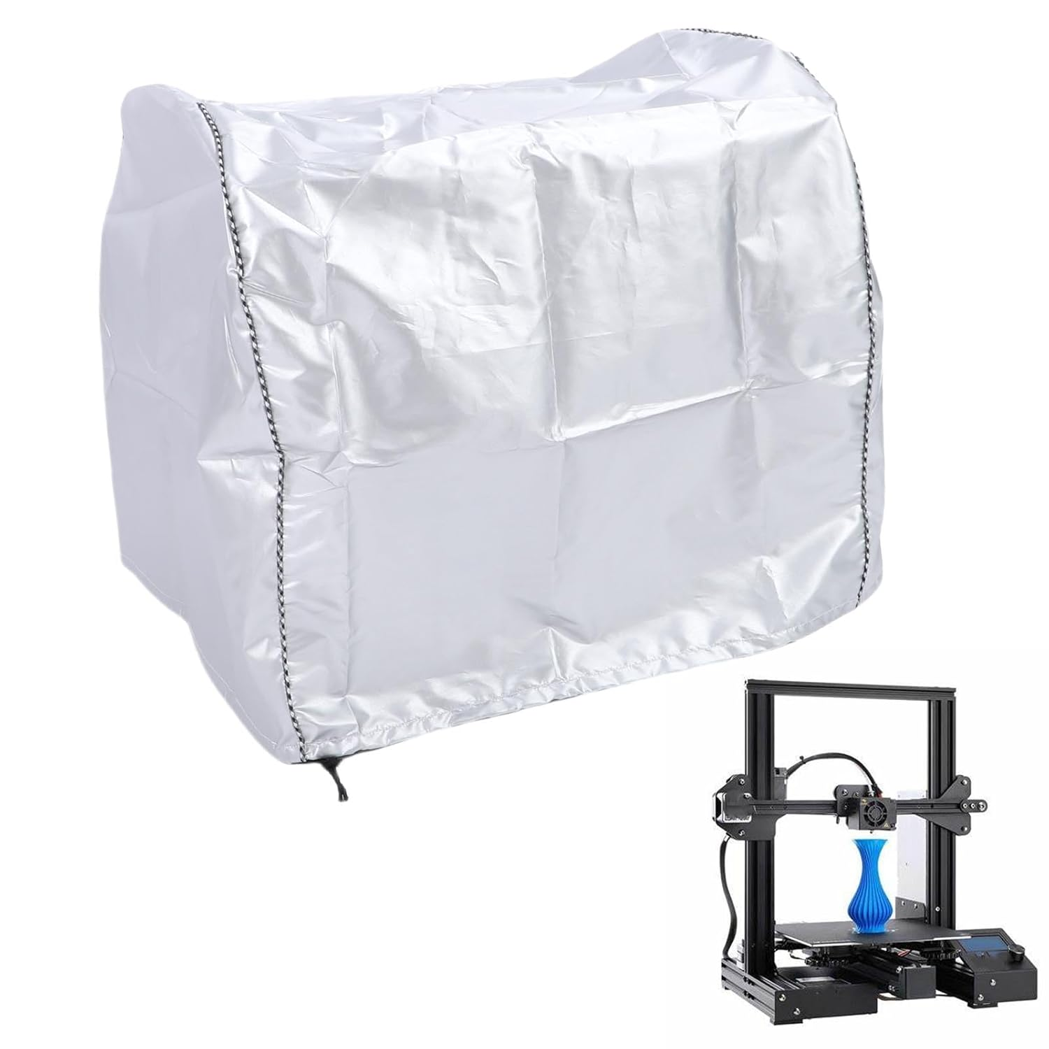 Generic 3D Printer Dust Cover, Water Proof Oxford Cloth with Adjustment Rope for Ender 3 and Ender 3 Pro 3D Printers image number 5