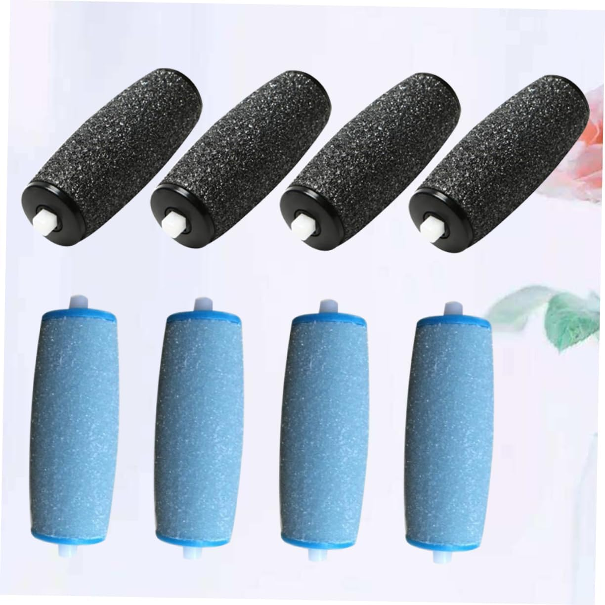 BIUDECO 12Pcs Foot Roller Heads Replacement Coarse Roller Refill Heads for Foot File Heel Smoother Accessory image number 3