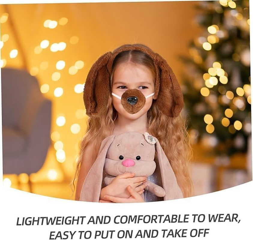 1 Set Dog Clothing Apparel Hair Bands Head Band Hairbands Headgear Costume Tails the Outfit Pet Ears Headband Party Decorative Headband Dog Cosplay Tail Headband Fabric Dog Element image number 2