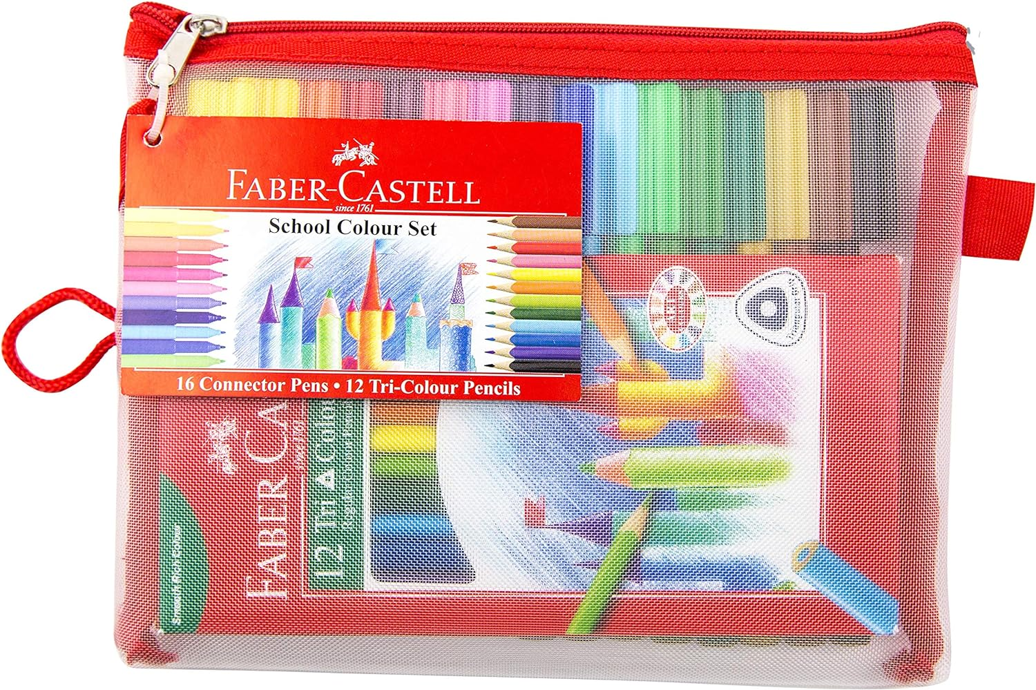 Faber-Castell Creative Activity Mixed Media Set &ndash; Zipper Case of 30, (88-155022) image number 1