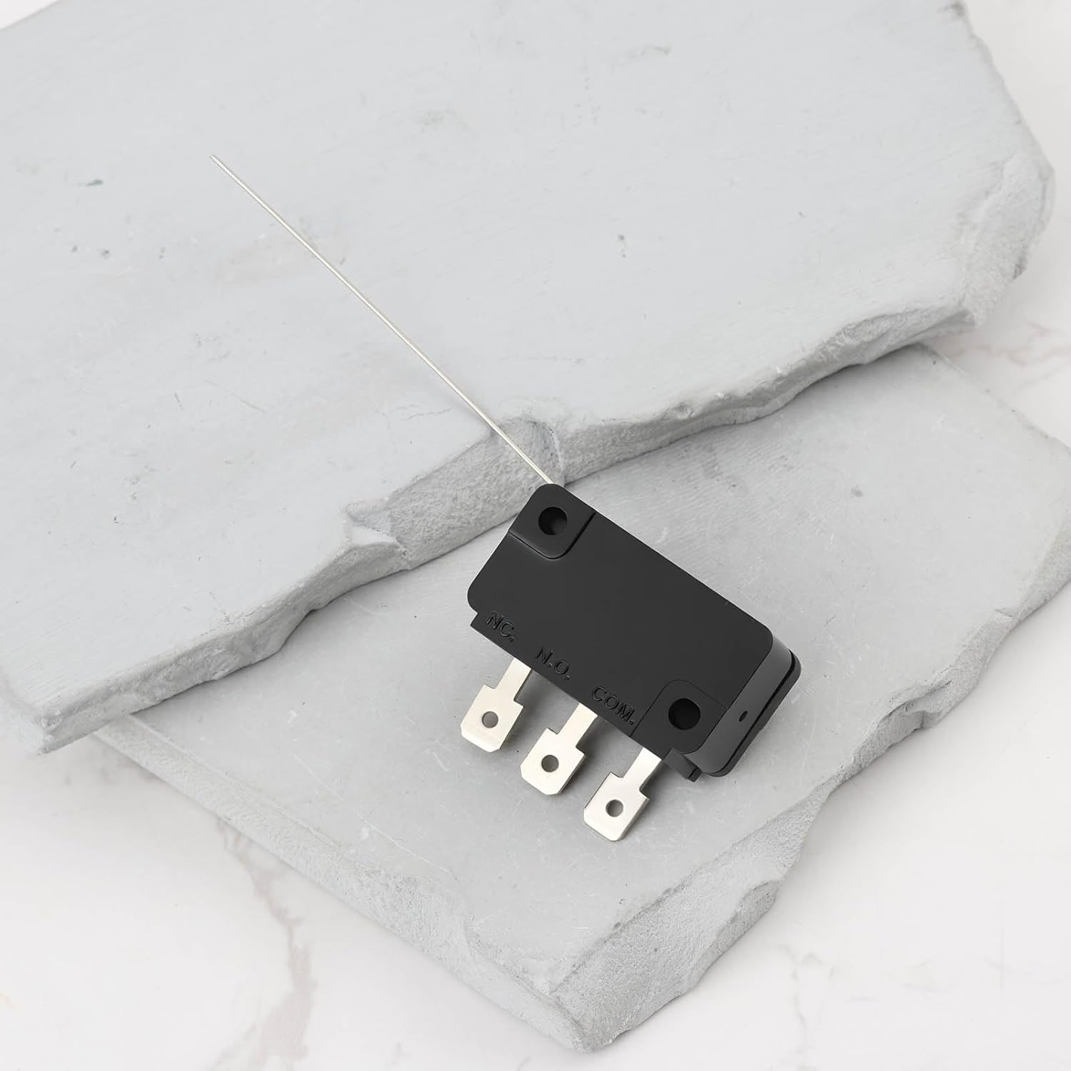 Emagtech 5 Pcs 3 Pin Long Hinge Micro Switch 4.8Mm Fit for Arcade Game Machines That Require Coin Insertion image number 1