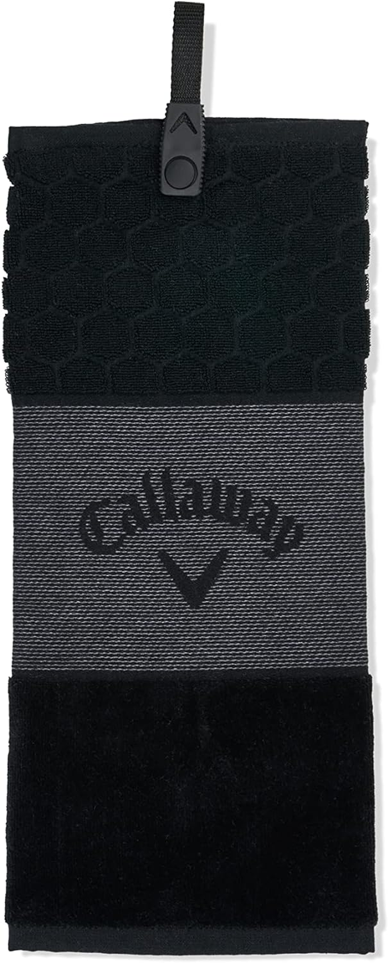 Callaway 2023 Golf Trifold Towel, Black