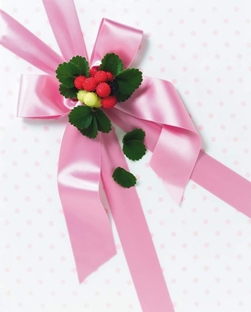 Alfie Double Faced Satin Ribbon 2 Inch X 25 Yards Double Sided Solid Polyester Ribbon for Gift Wrapping Party Hair Braids Bow Baby Shower Decoration Floral Arrangement Craft Supplies, Hot Pink - Hot Pink image number 5