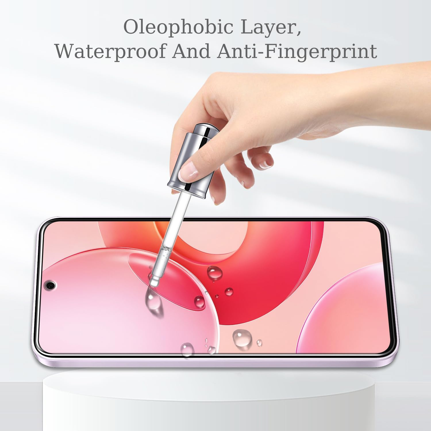 Pokolan 3 Pack Screen Protector for Samsung Galaxy A36 5G Tempered Glass, 9H Hardness, Case Friendly, anti Scratch, Bubble Free, Easy to Install image number 2