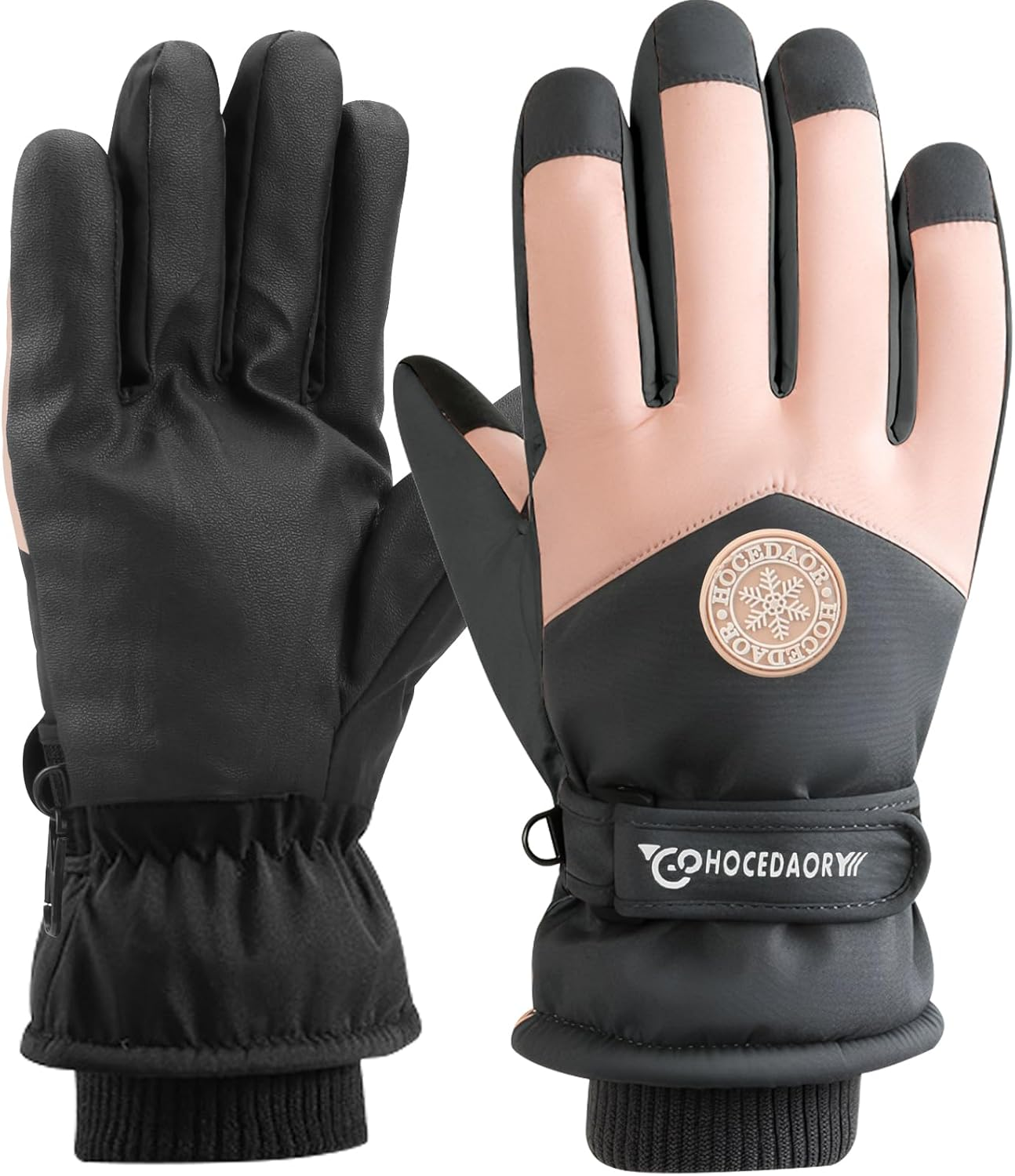 COZY CORE Ski & Snow Gloves, Waterproof Touchscreen Cold-Weather Gloves with Thermal Insulation for Skiing, Snowboarding, Cycling, Hiking - Unisex Windproof Hand Warming