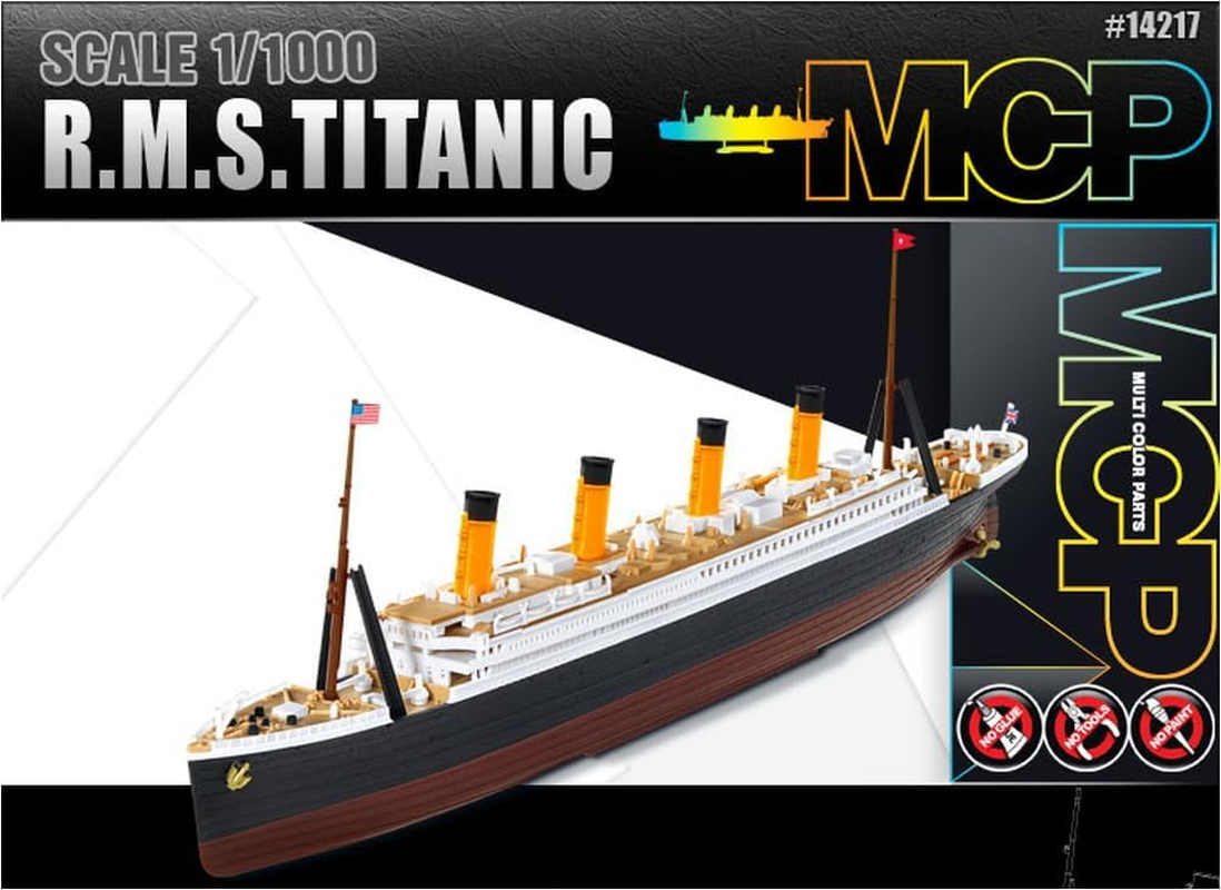 Academy 14217 1/1000 RMS Titanic MCP Model Kit image number 1
