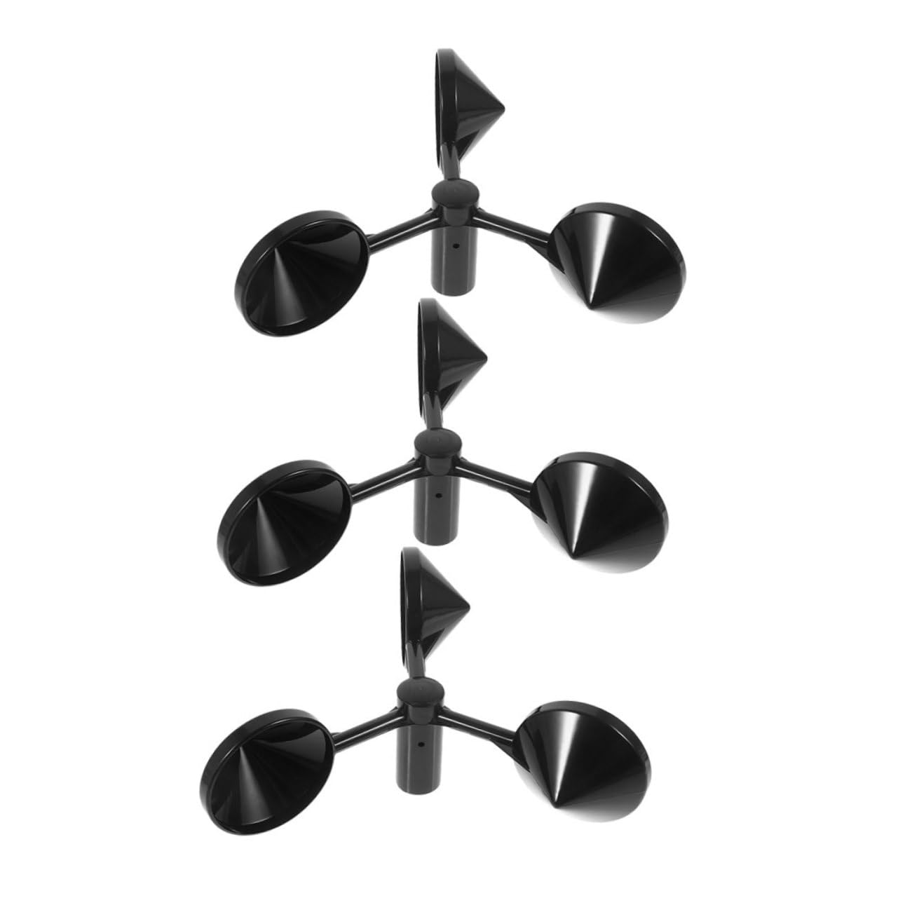 TIDTALEO 3Pcs Metal Wind Speed Anemometer Cups for Accurate Wind Measurement Quick Response Airflow Sensors for Meteorological Observation HVAC Systems and Outdoor Use image number 6