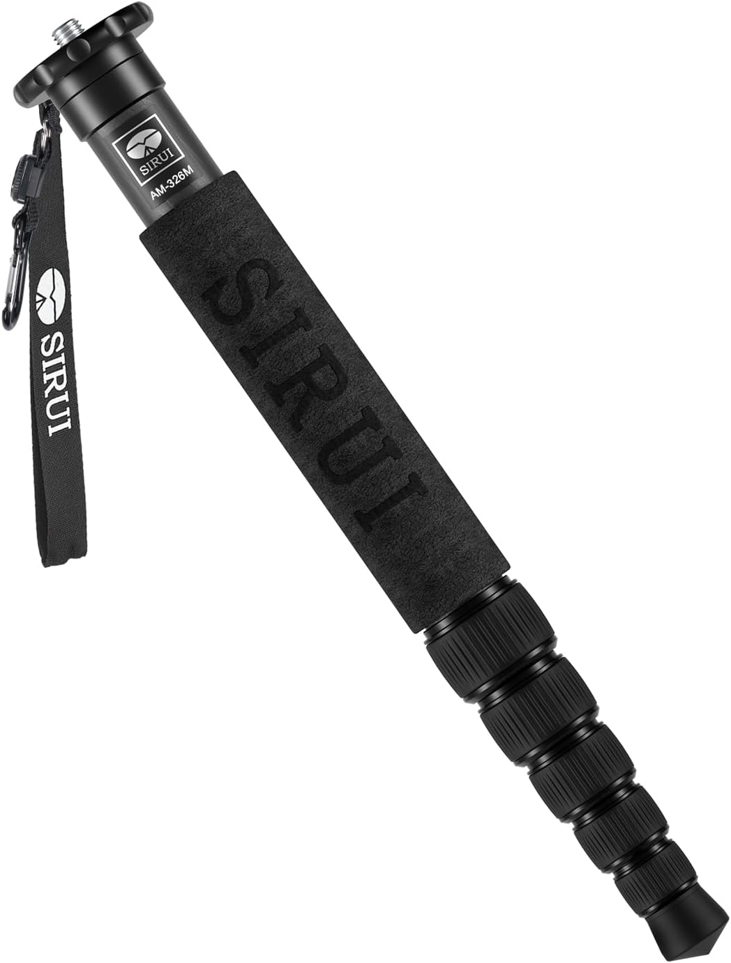 SIRUI Camera Monopod AM-326M, 6 Section Carbon Fiber Portable Compact Lightweight Travel Monopod