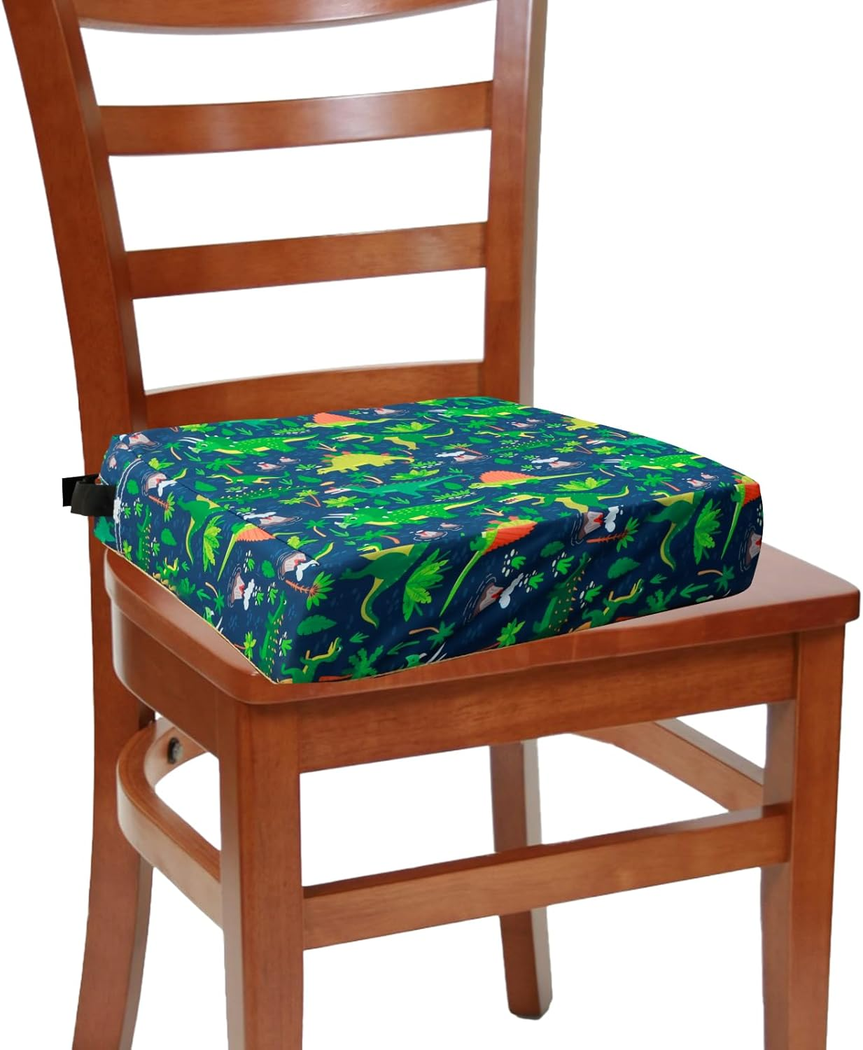 Toddler Booster Seat for Dining Table Non Slip Booster Seat with Adjustable Safety Belt and Fastening Strap Cute Table Booster Seat Lightweight Booster Seat Cushion for Travel Home Toddler