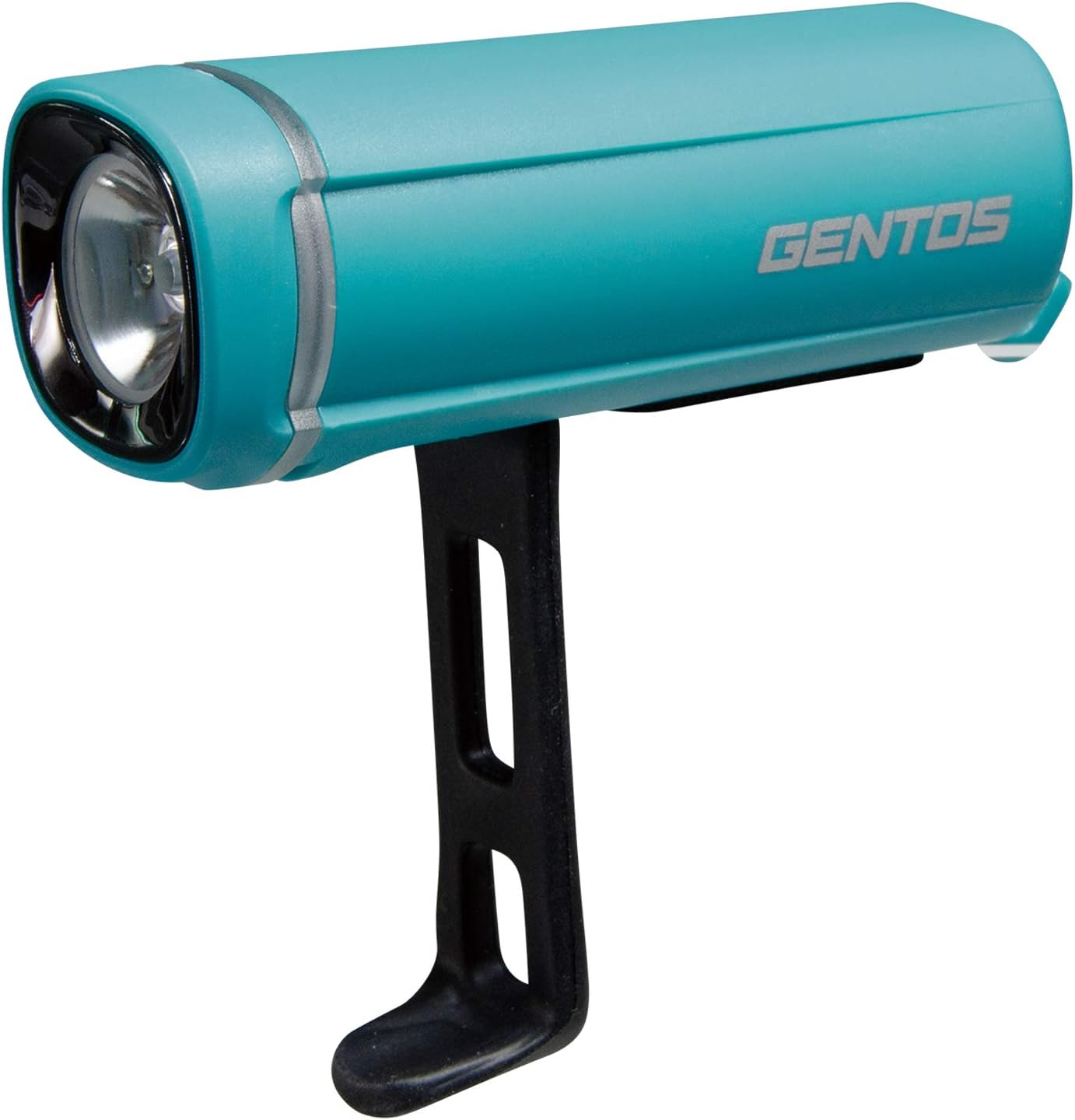 GENTOS BL-500TB Bicycle Light, LED Bike Light, AAA Battery Operated, 100 Lumens, Splashproof, Road Bike, Turquoise Blue image number 4