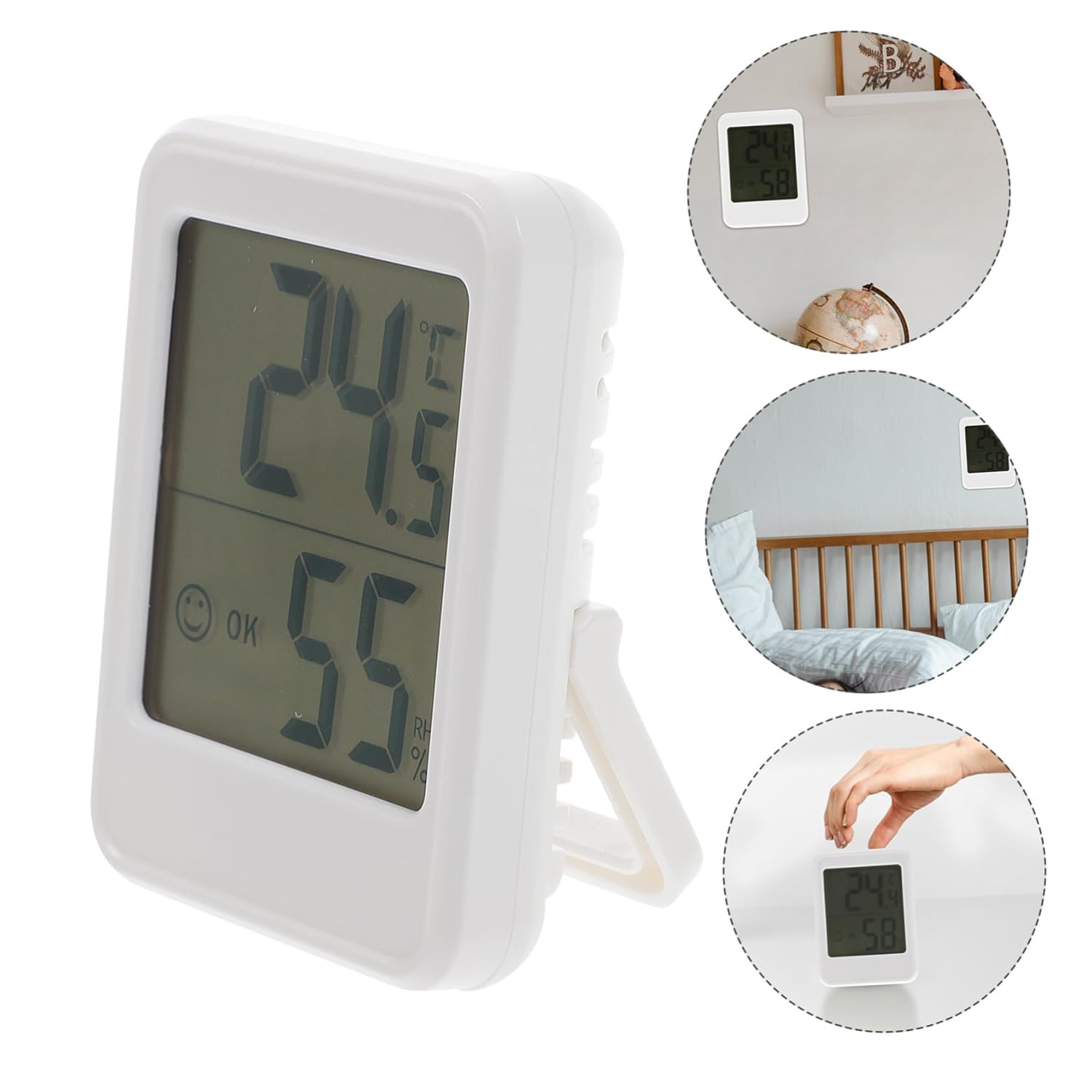 Digital Indoor Hygrometer Temperature Humidity Monitor with LCD Display Portable High-Precision Electronic Gauge for and Comfort image number 1