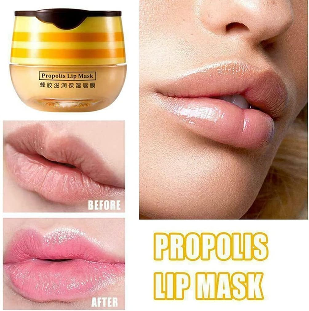 WUISOLQP Honey Lip Balm Moisturizing Lip Nourishing Lip Care Moisturizer Lightweight Portable Plumping Lip Gloss Makeup