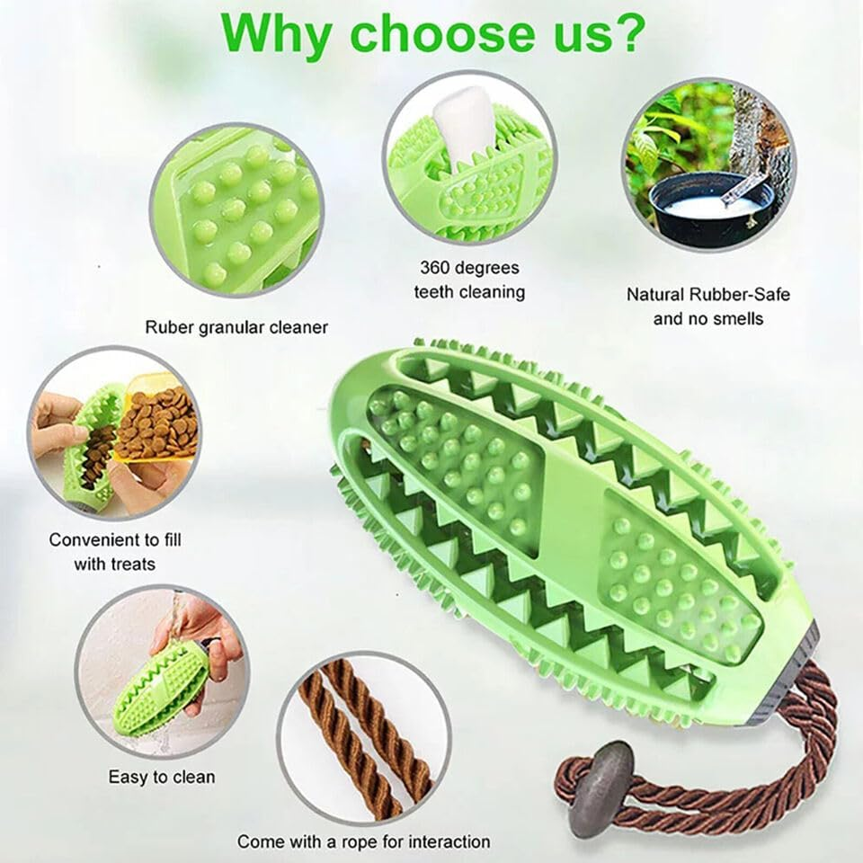 Dog Puzzle Toy, Interactive Dog Toys for Treat Dispensing, Puppy Toys for Teething Dogs, Dog Treat Ball for Teeth Slow Feeder IQ Training Playing - Dog Chew Toys for Aggressive Chewers (Pink) image number 5