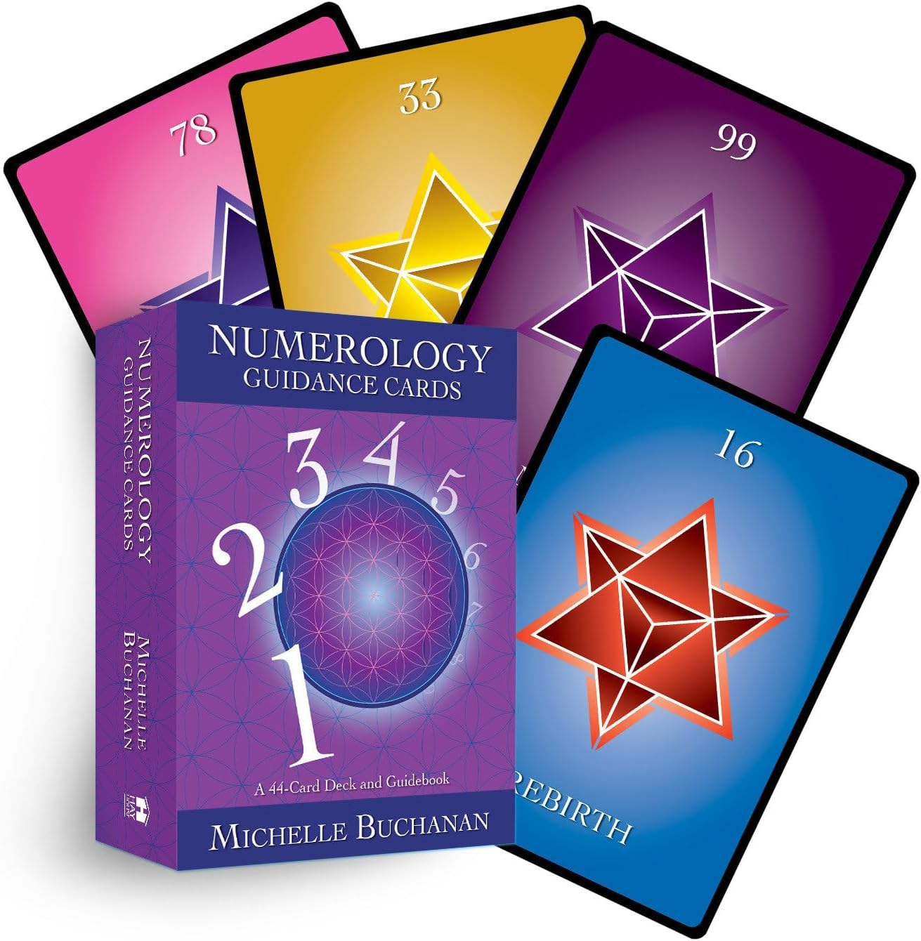 Numerology Guidance Cards: a 44-Card Deck and Guidebook