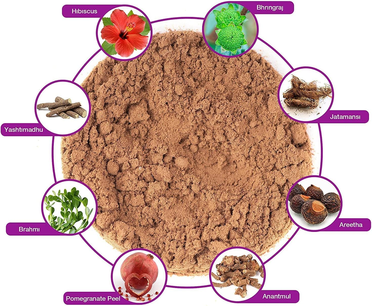 Omved Ayurvedic Sulom Hair Mask for Anti-Dandruff Scalp, 100G image number 5