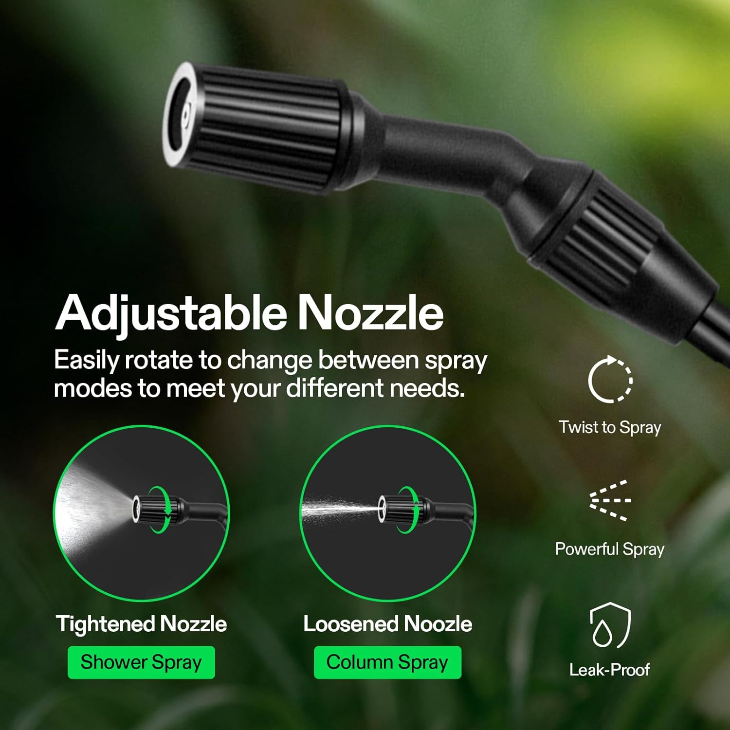 VIVOSUN 1.85-Gallon Pump Pressure Sprayer, Pressurized Lawn & Garden Water Spray Bottle with Adjustable Shoulder Strap, for Spraying Plants, Garden Watering and Household Cleaning image number 6