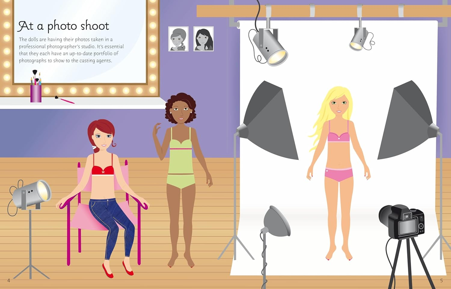 Sticker Dolly Dressing Movie Stars image number 3