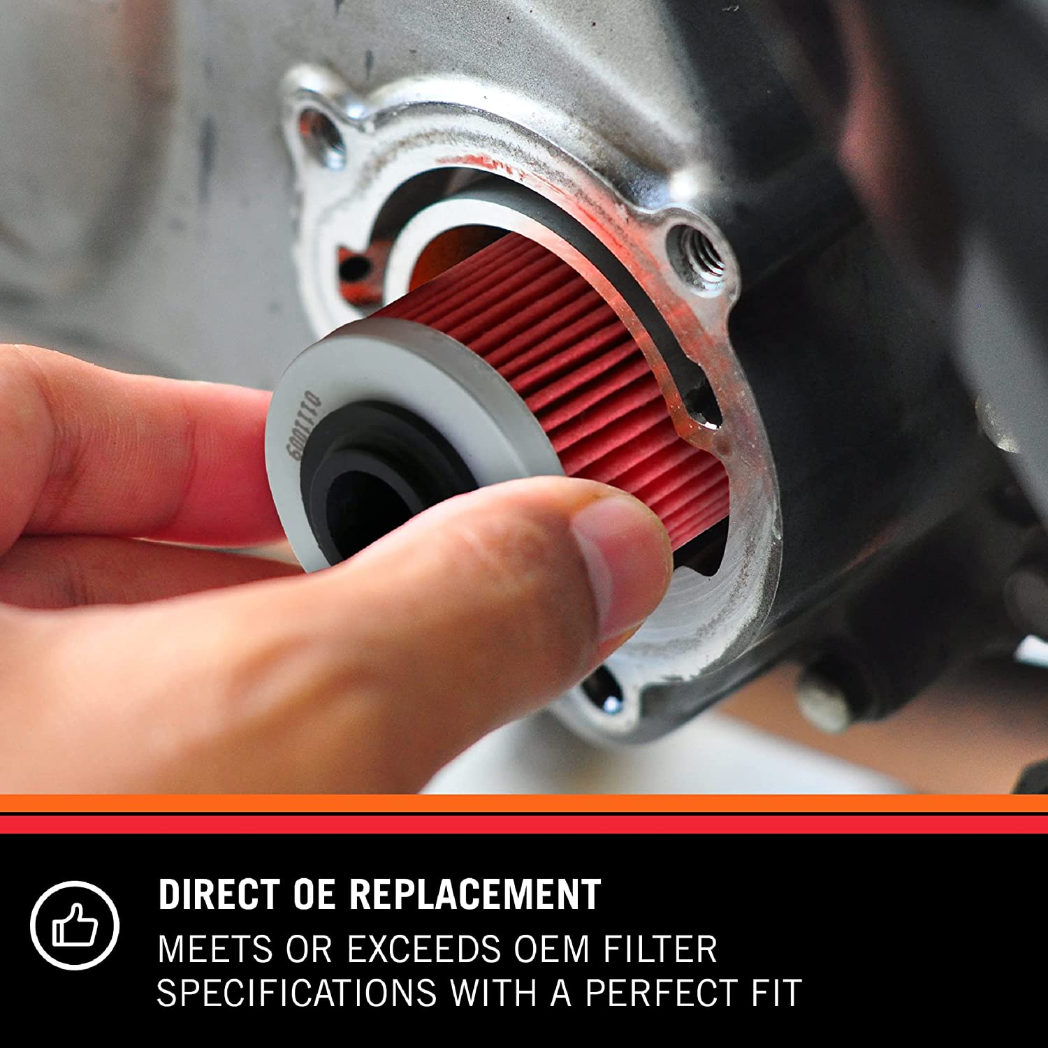 K&N KN-184 Premium Oil Filter for 2015 Gilera Nexus 500 image number 6