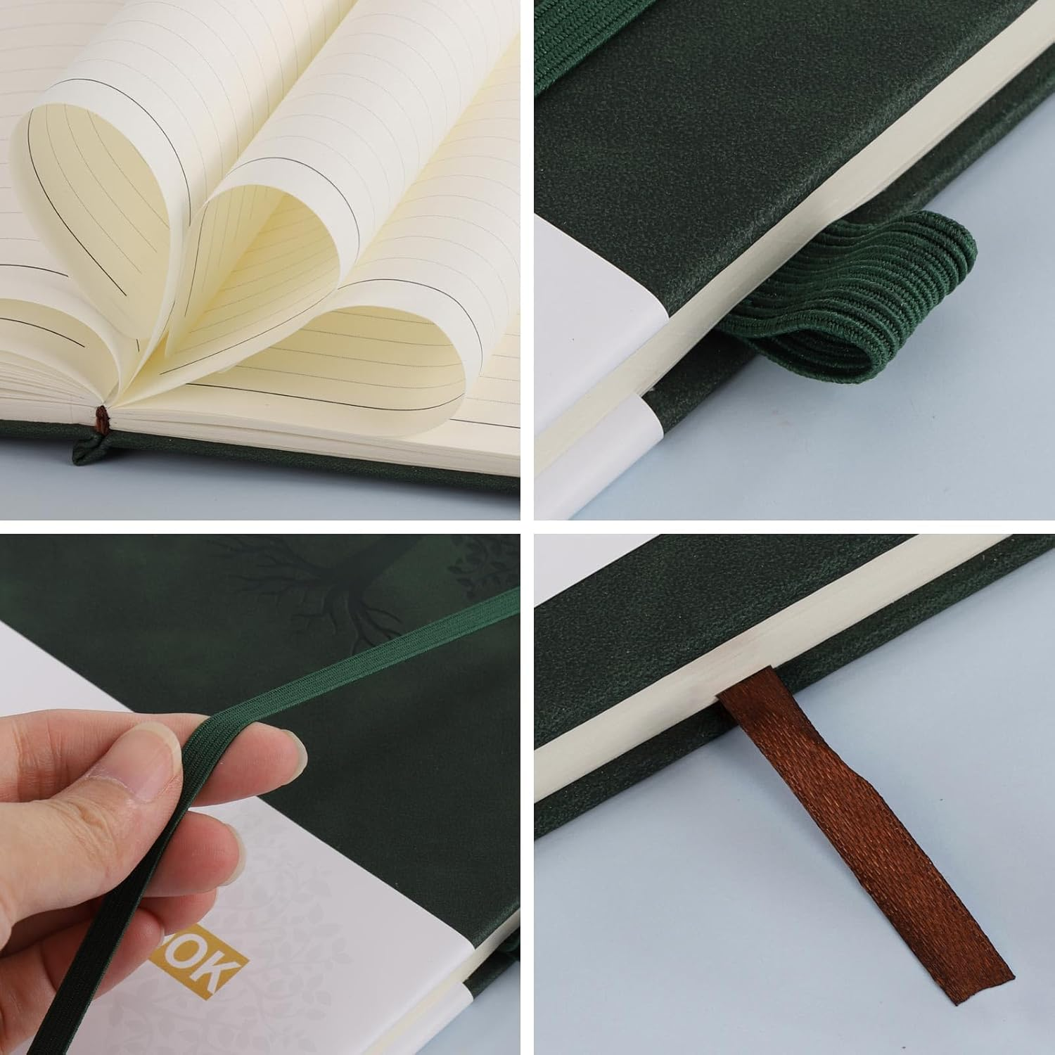 2 PCS A5 Lined Journal Notebook, Hardcover Blank Journal Notebook for Work Notes, Study, Journaling Writing, Office image number 3