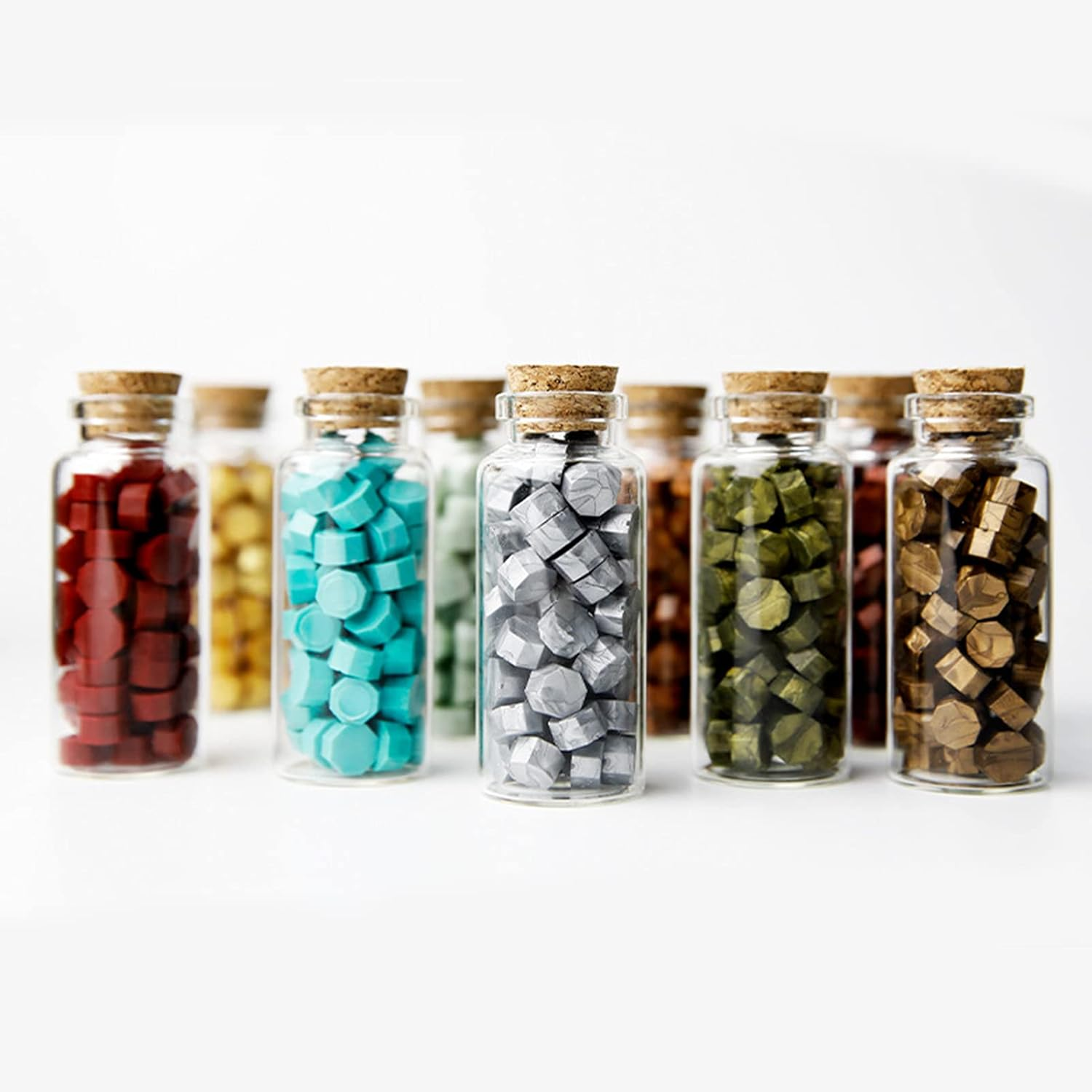 Eacam Wax Seal Stamp Kit Retro Wax Sealing Wax Beads Wax Melting Spoon Wax Seal Stamp Candle Copper Head Metallic Pen for Envelopes Letter Cards Wedding Invitations Gift Decoration Arts Crafts image number 2